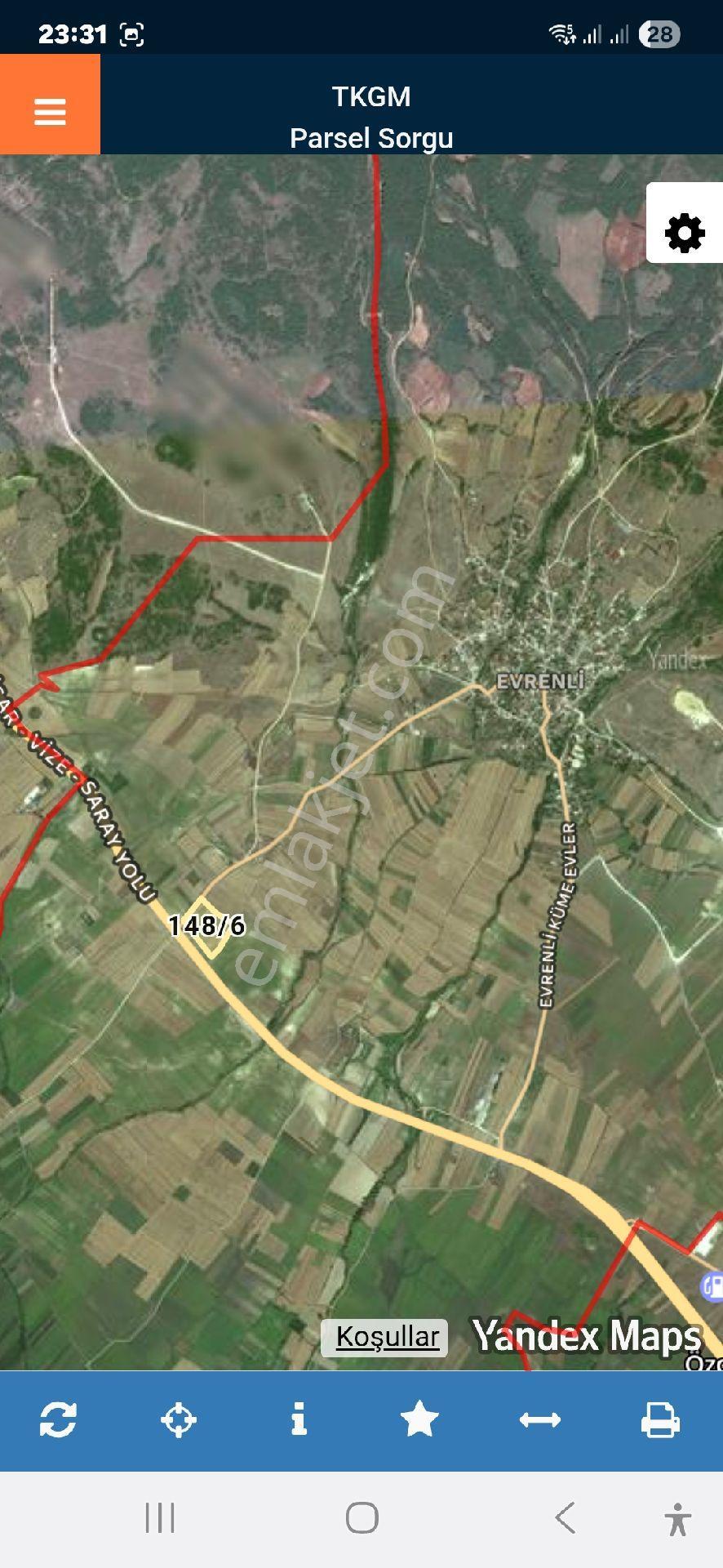 Kıklareli Vize Evrenli Mh 976 Metre Hisseli Parsel - Görsel 8