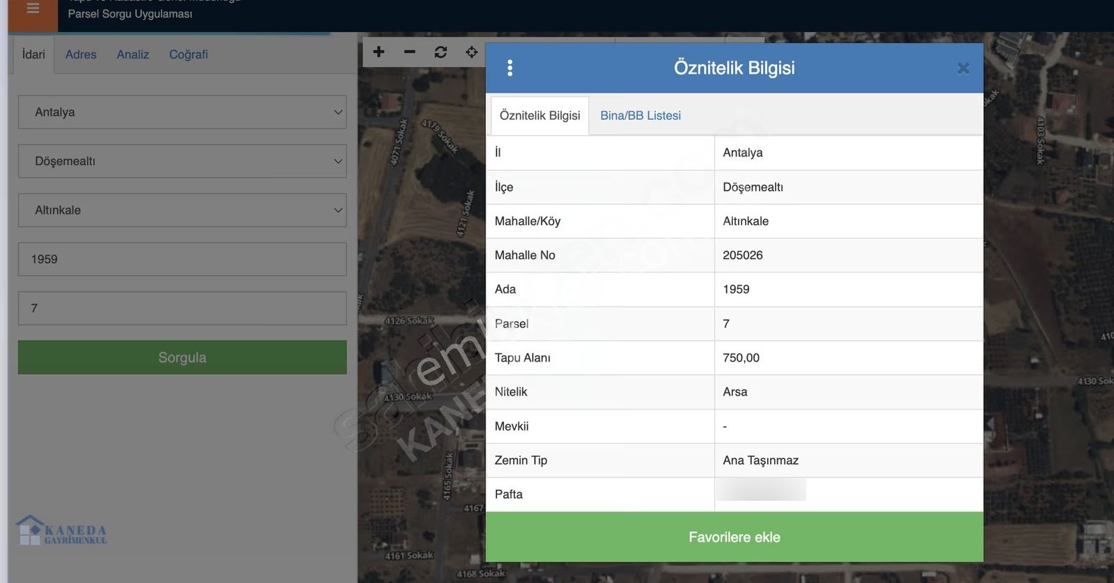 Döşemealtı Altınkale'de Müstakil Parselli Villa Arsası
