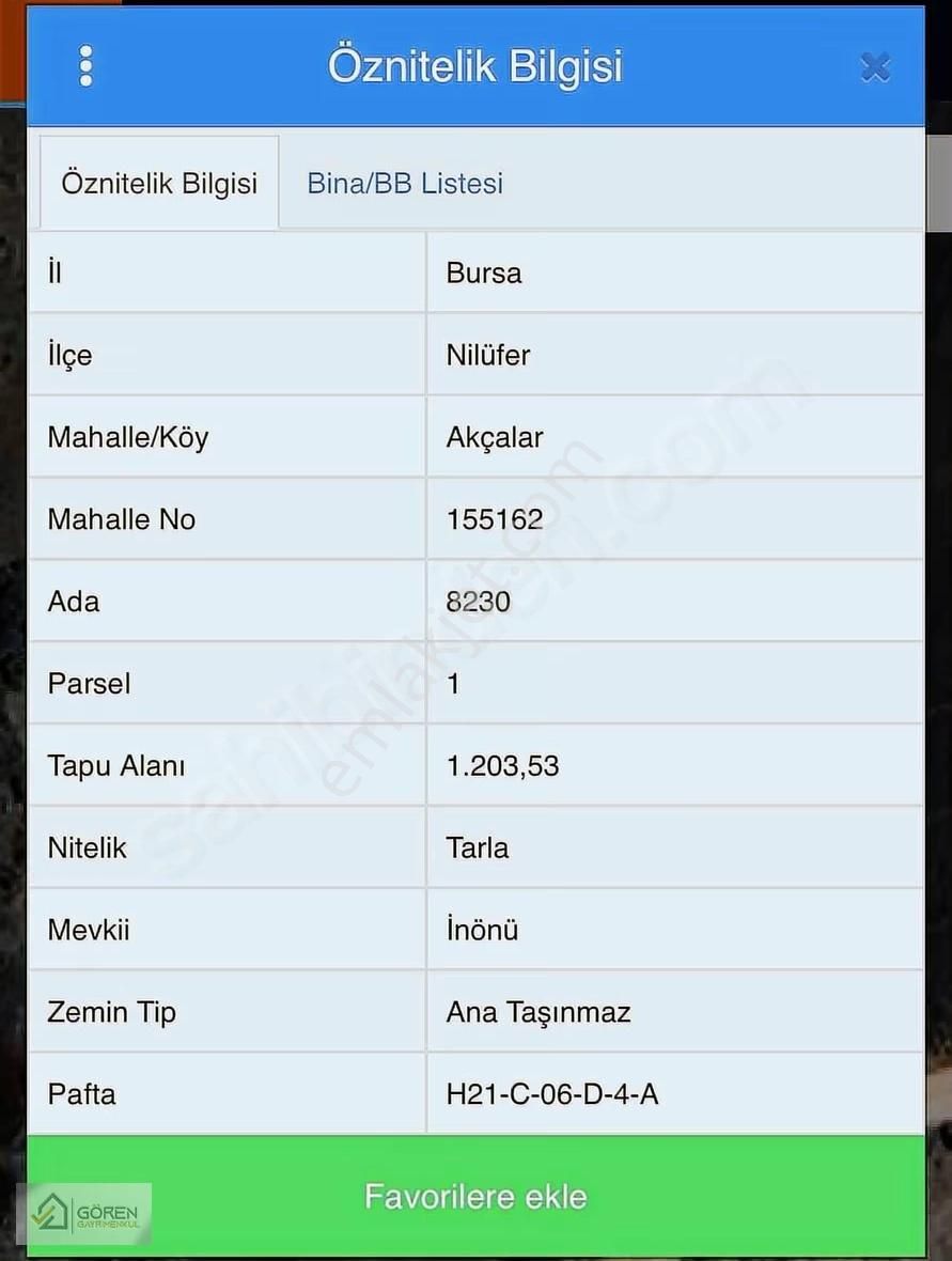 Akçalarda 1203m2 4 Tarafı Resmi Yola Cephe Tek Tapu İmar Dibi - Görsel 2