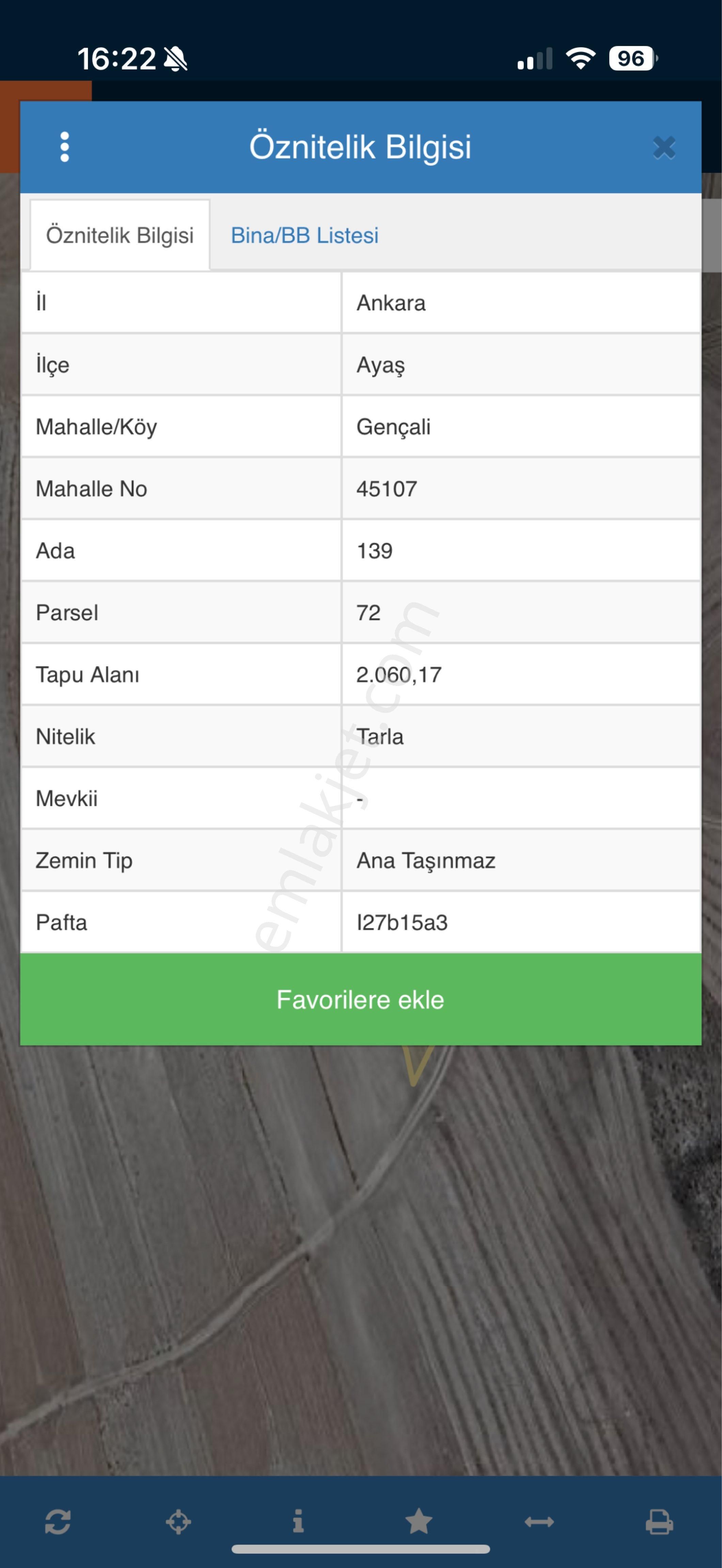 Ayaş Gencali | 62.423 M² | Tek Tapu | 7 Parsel | Kelepir Yatırımlık Arazi - Görsel 7