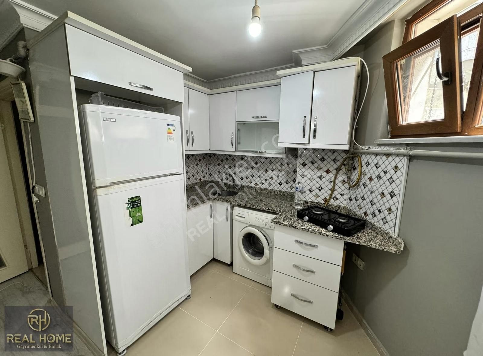 Real Home'dan Gültepe'de 1+1 Satılık Eşyalı Bahçe Katı 65 M2 - Görsel 7