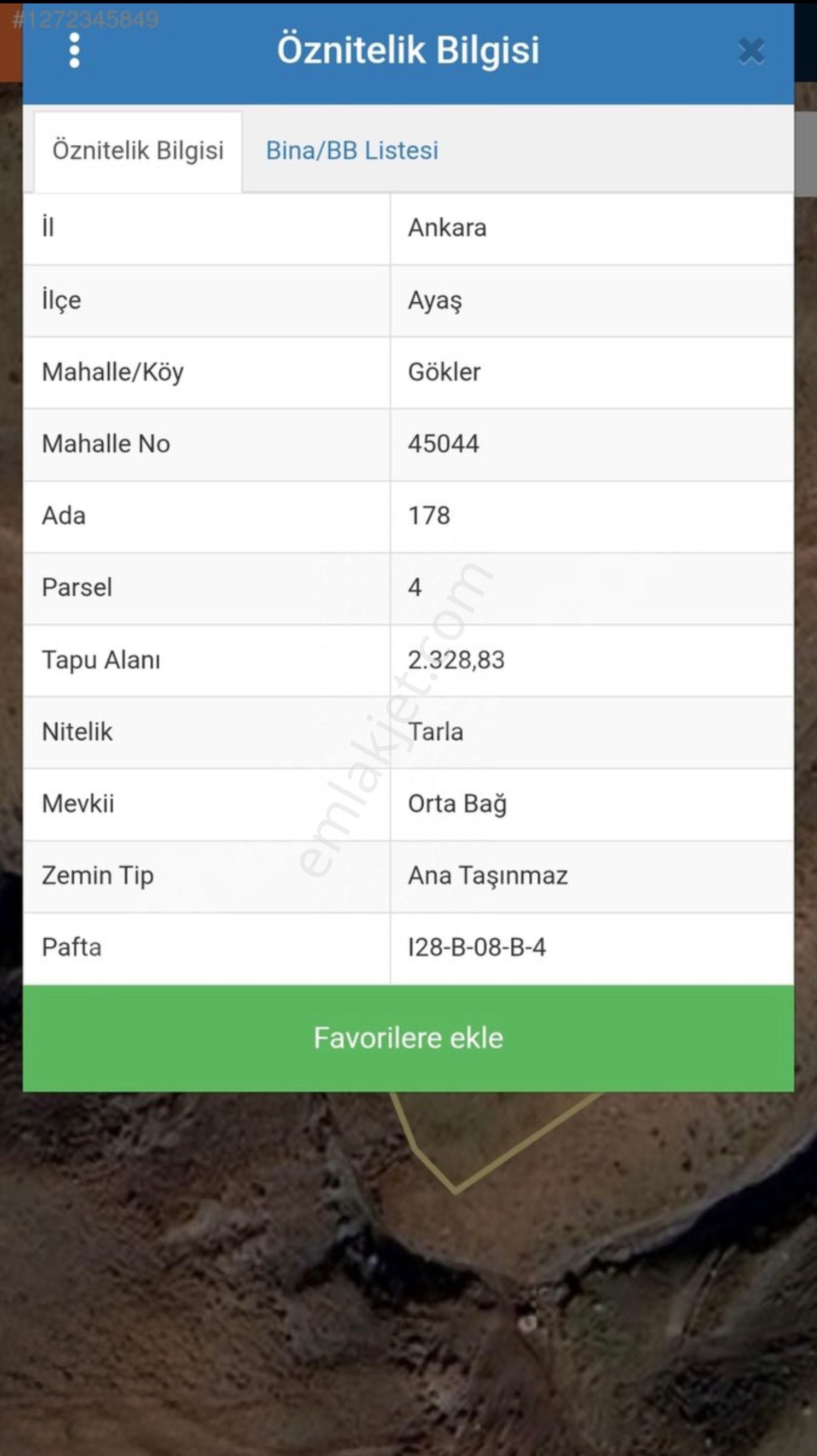 Ayaş Gökler Mahallesi | 2.329 M² Tek Tapu | Yatırımlık Fırsat - Görsel 2