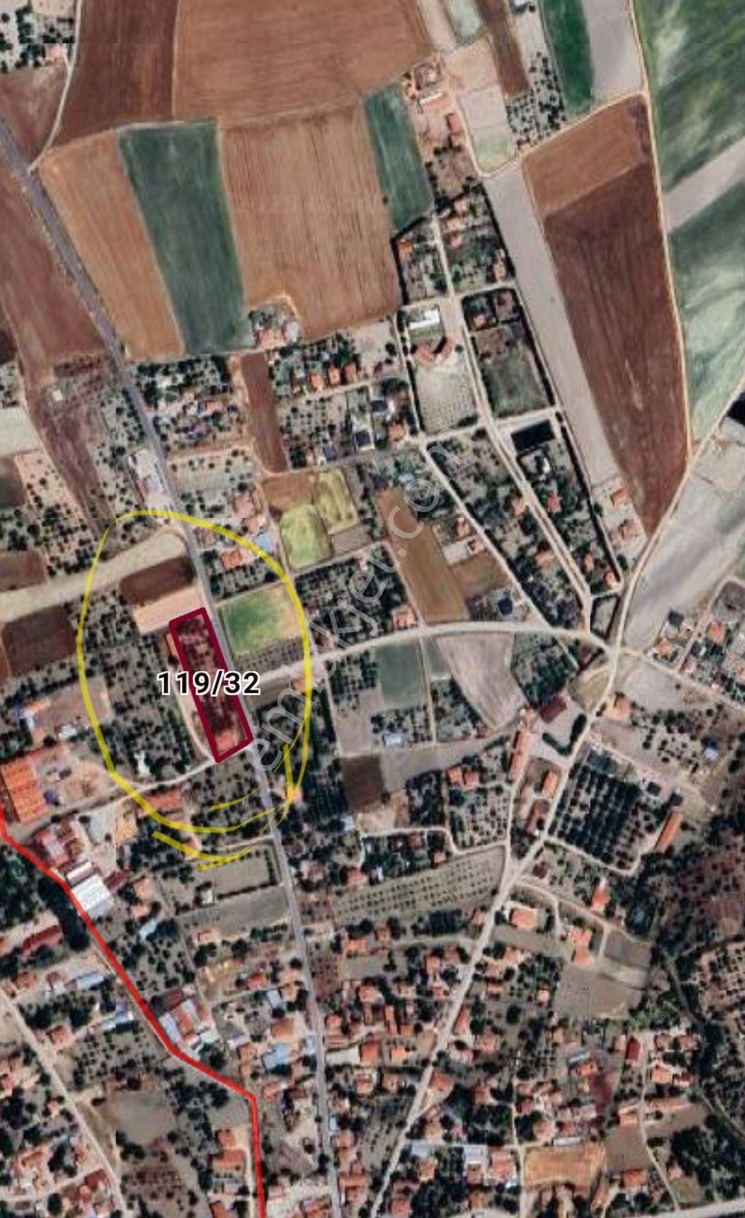 Ankara Ayaş Oltan Yenimahalle 5117 M2 İfraza Hazır Tarlamız Köy İmarı İçerisinde - Görsel 3