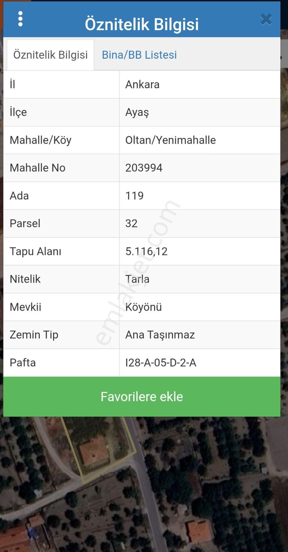 Ankara Ayaş Oltan Yenimahalle 5117 M2 İfraza Hazır Tarlamız Köy İmarı İçerisinde - Görsel 2