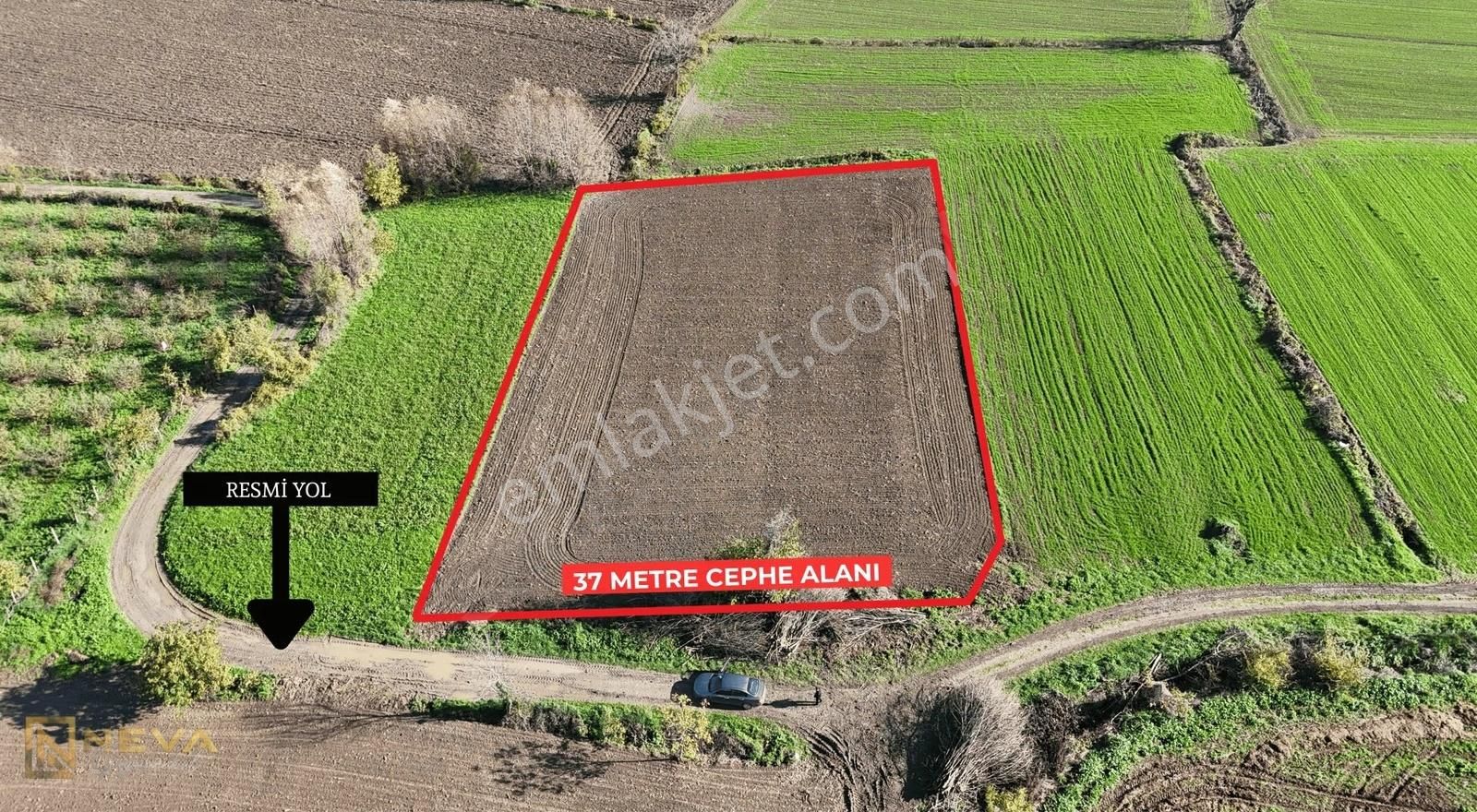 Erenler Sarıcalar Mah. Resmi Yol Üzeri Satılık 2500 M2 Tarla