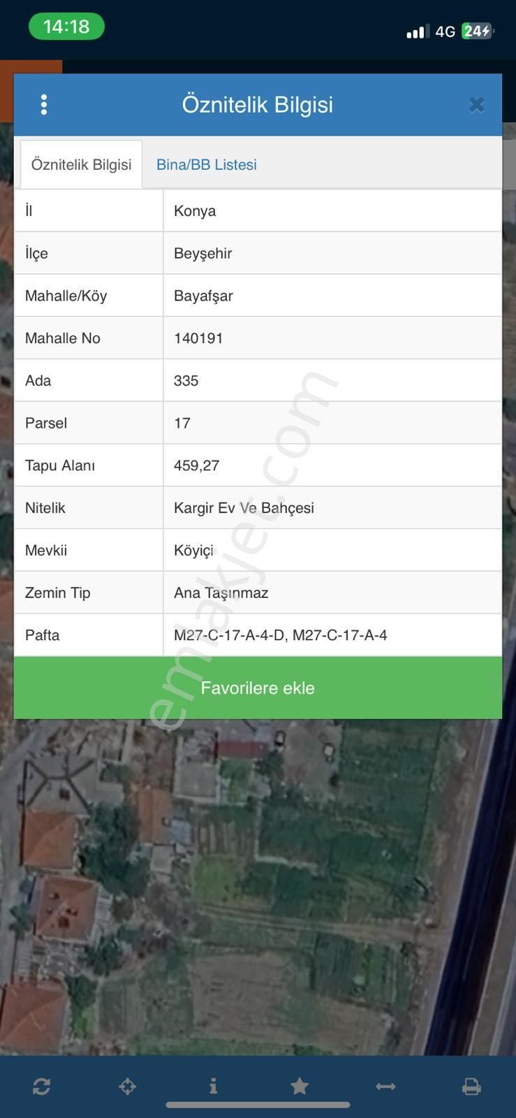 Beyşehir Bayavşar Mahallesinde 459 Metrekare Kargir Ev Ve Bahçesi Satılıktır. - Görsel 2