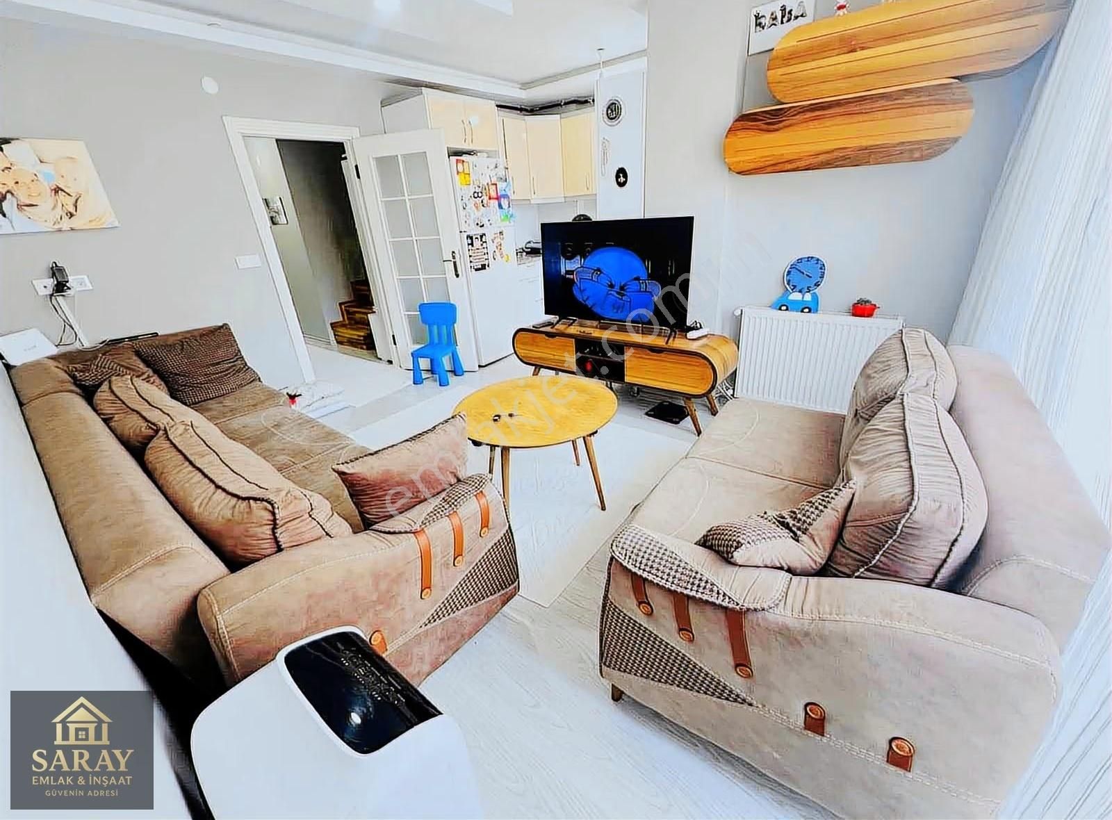 Saray Emlaktan Satılık 3-2 Yeni Bina Dübleks Daire - Görsel 4