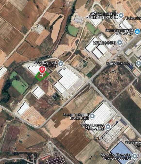 Kapaklı Karaağaç Osb Bitişiği Sahibinden Satılık 4007mkare Depolama Alanı - Görsel 9