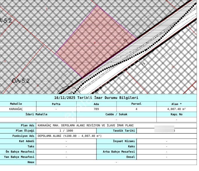 Kapaklı Karaağaç Osb Bitişiği Sahibinden Satılık 4007mkare Depolama Alanı - Görsel 4