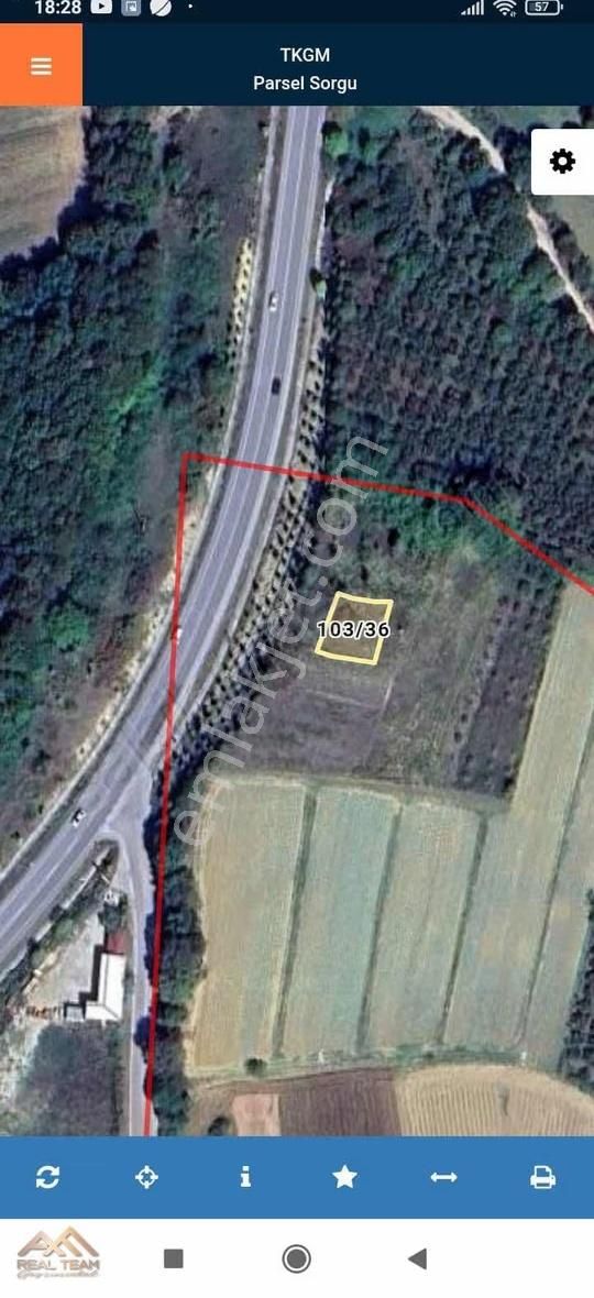 Kandıra Süllü Mahallesin'de Ana Yola Sıfır Satılık Tarla