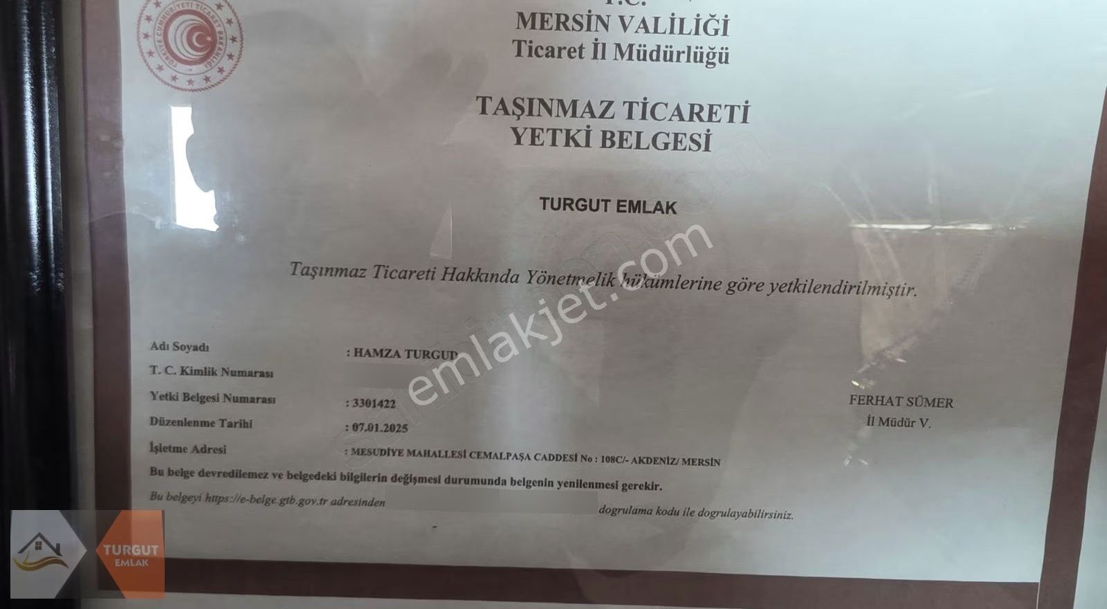 Turgut Emlak'tan Mezitli Tepeköyde Satılık Tarla 36 Dönüm - Görsel 3