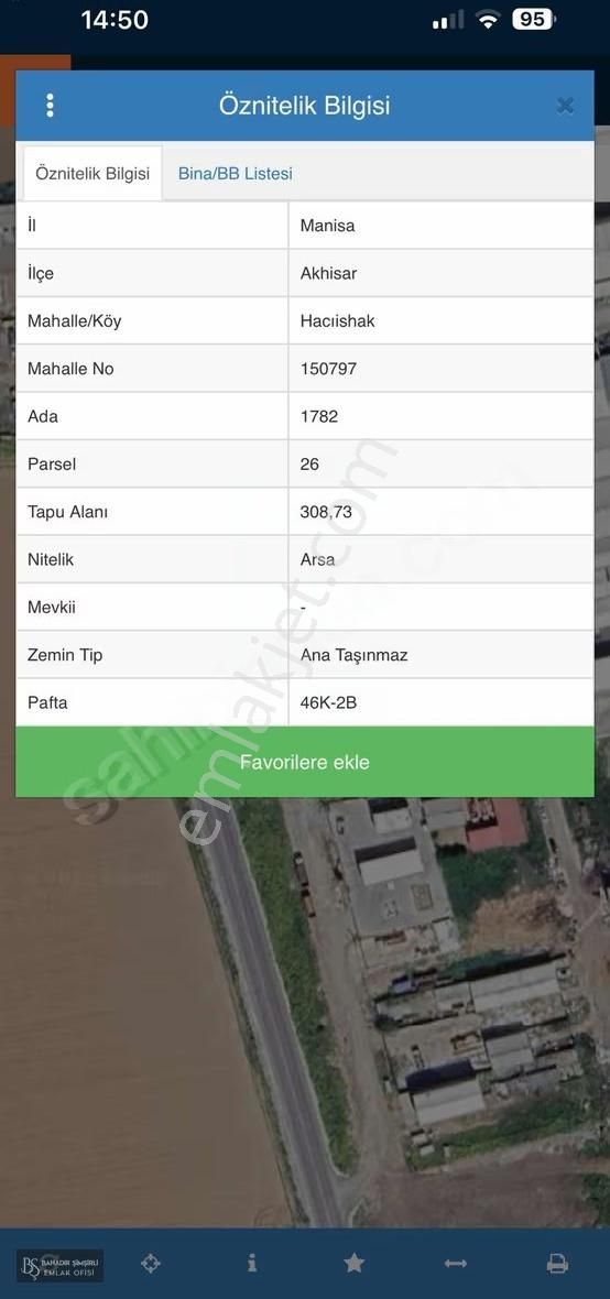 B.ş.den Karaosmanoğlu San.sit.ön Parsel Fırsat Satılık Arsa