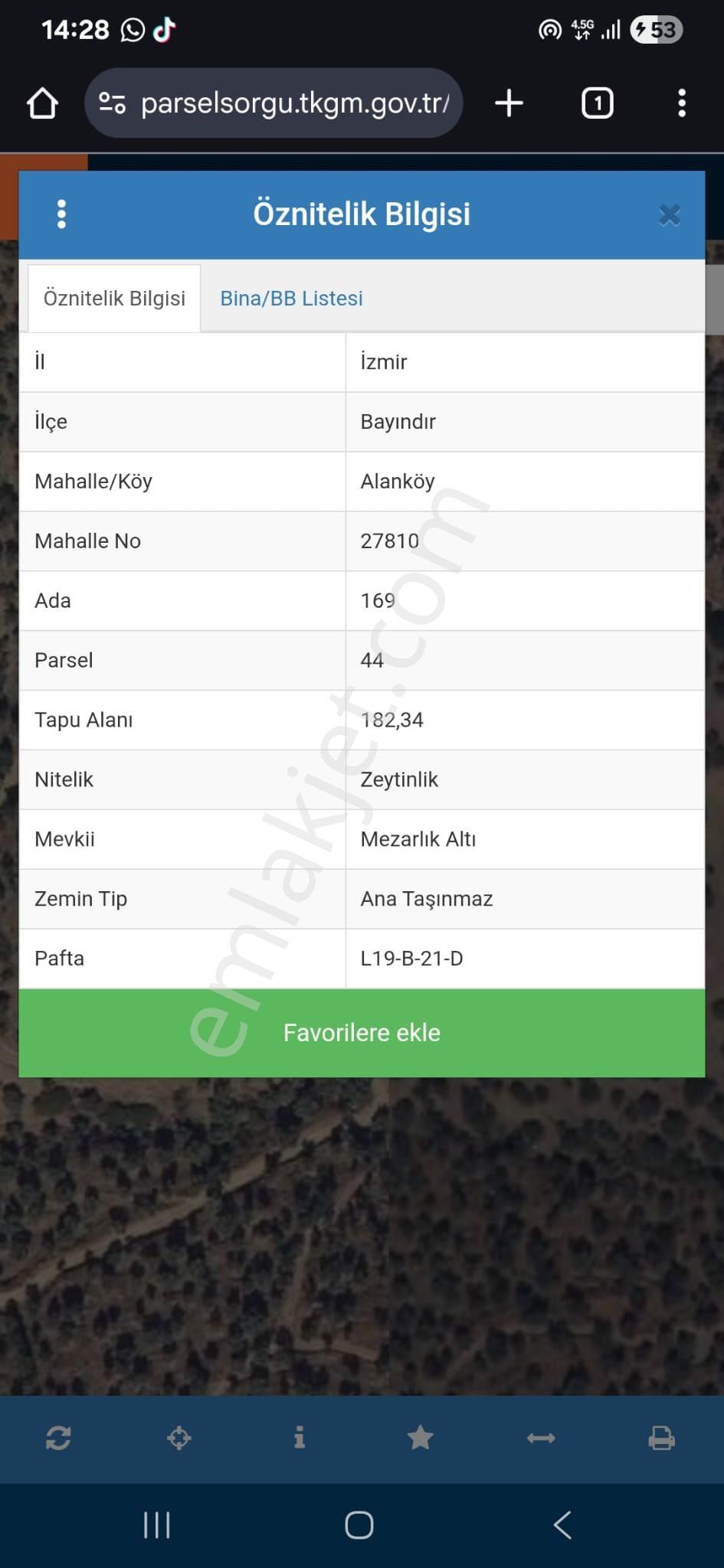 Bayındır Alan Köyde Kelepir Müstakil Parsel Tek Tapulu Ana Uola Cehpeli Acil Satılık Fiyat Uygun - Görsel 2