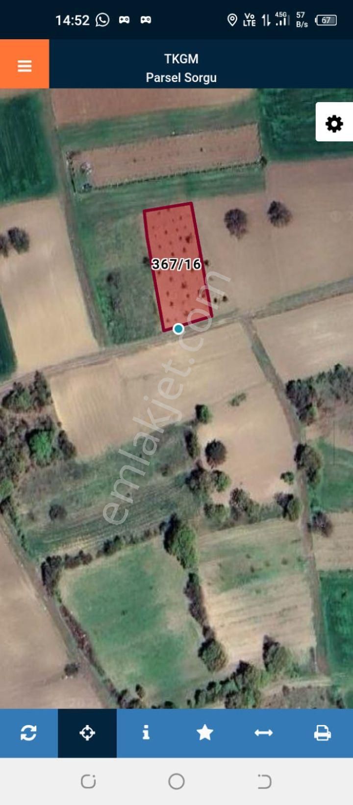 Bursa Yenişehir Akbıyık Mah. Satılık 1260 Metre Badem Bahçesi - Görsel 9