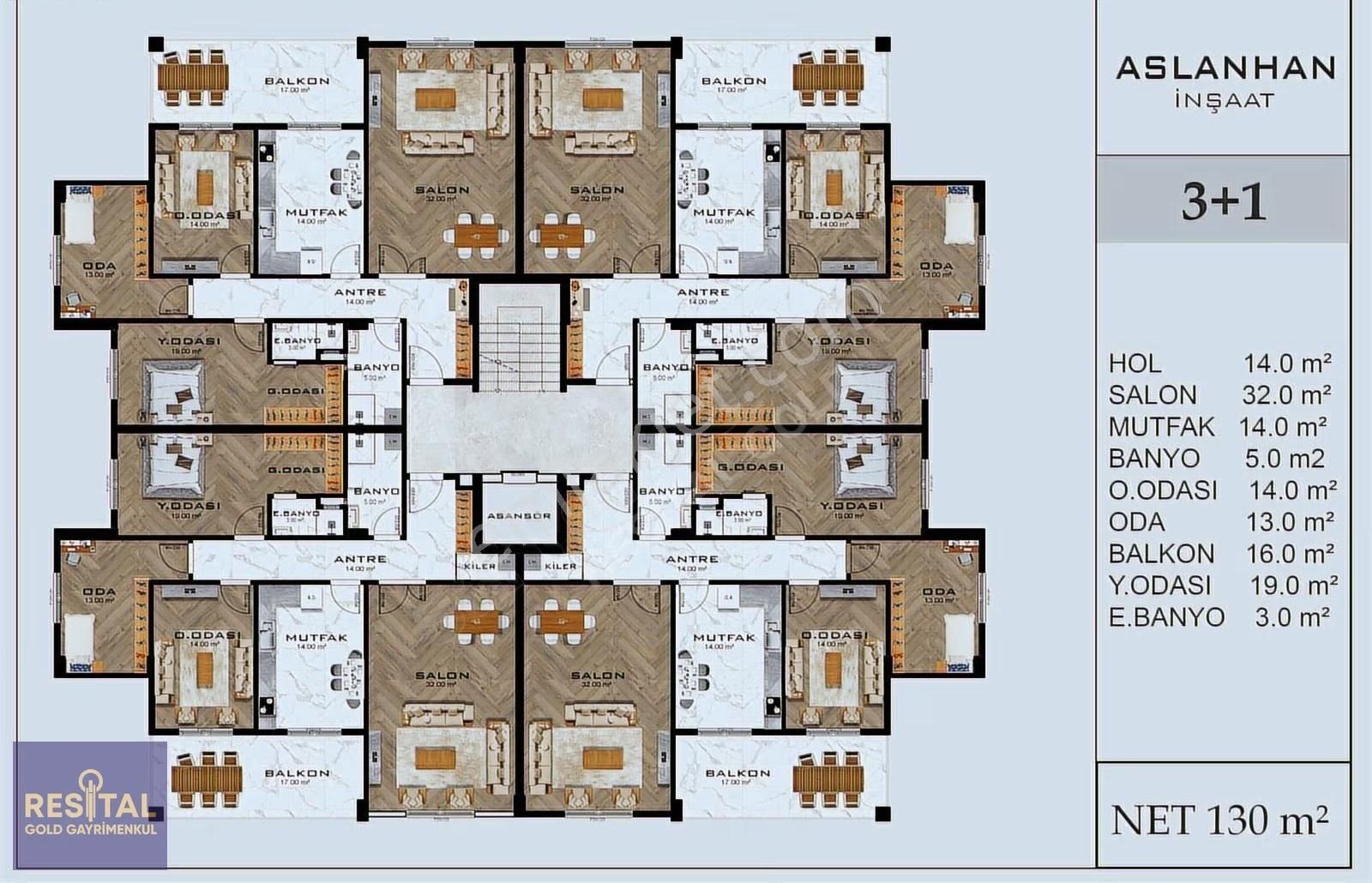 Lansman Özel Balkan Zen Projesinde 3+1 Daireler - Görsel 8