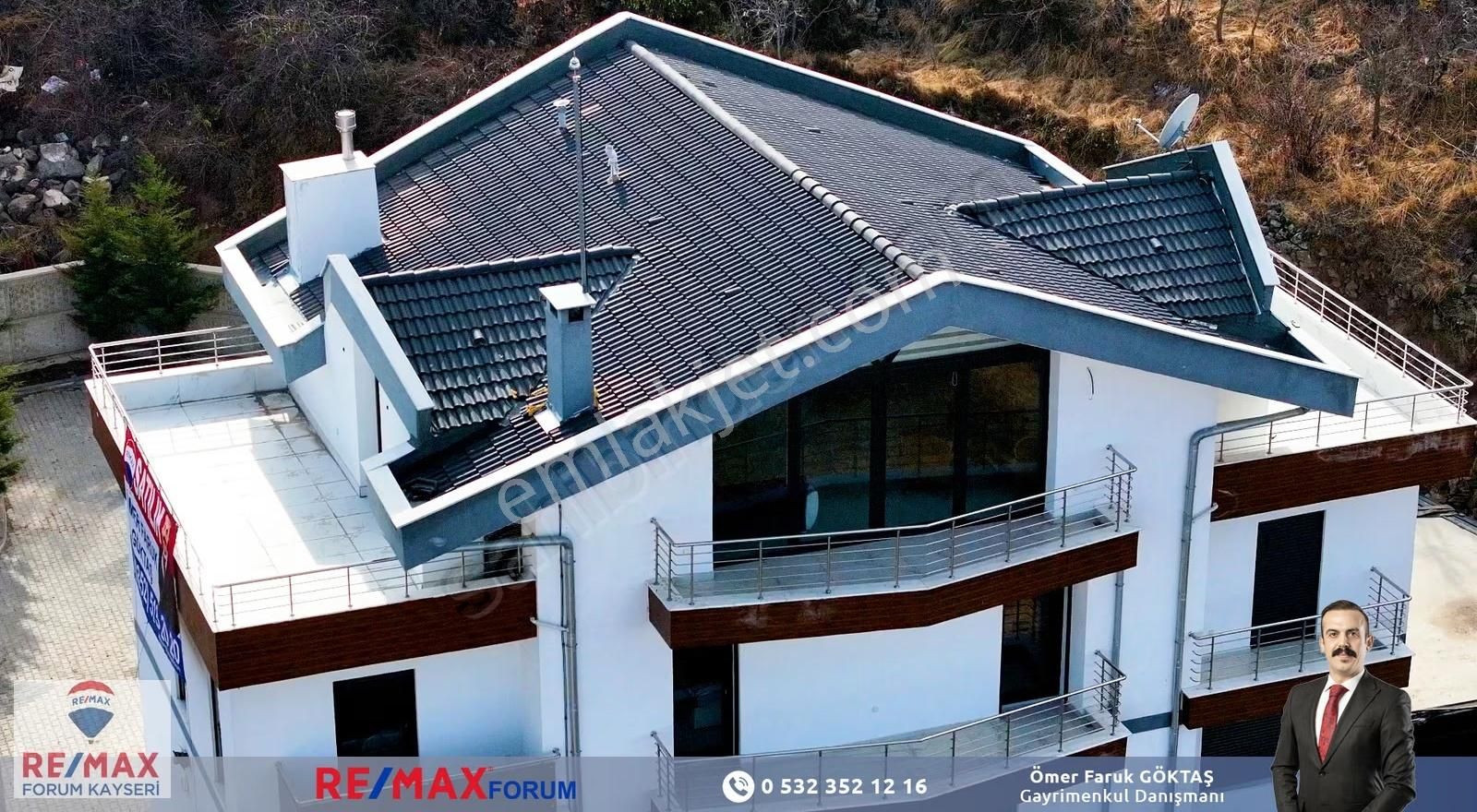 Hacılar Akdamda Özel Yapım Şehir Manzaralı 7+2 Satılık Villa - Görsel 11