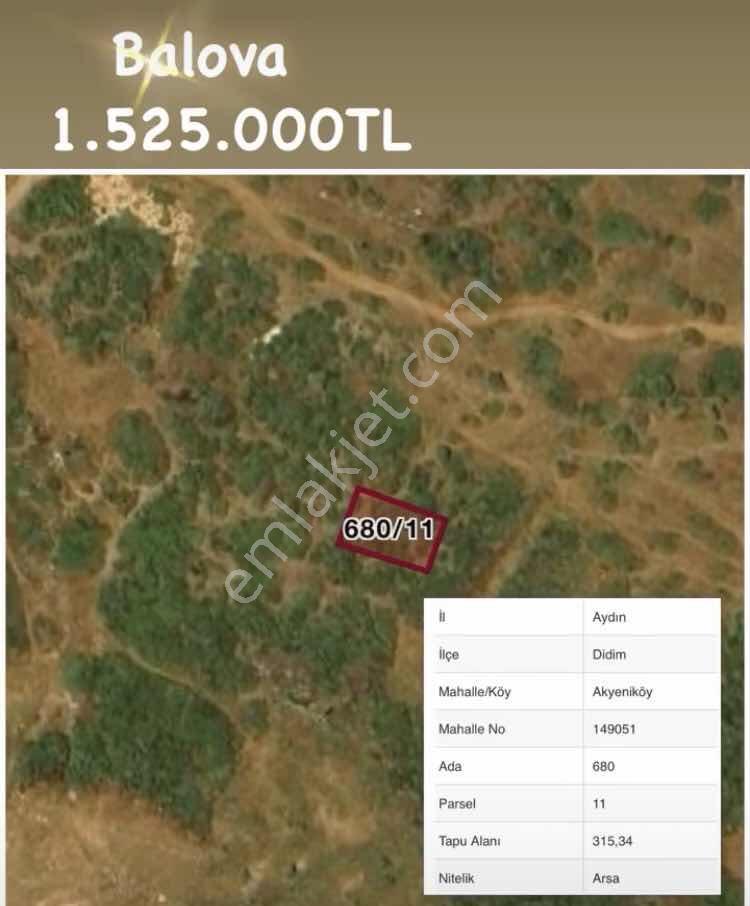 Didim Balovada Satılık Villa Arsası - Görsel 2