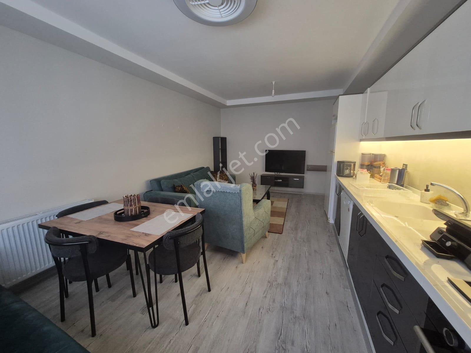 Rumeli World'den Burhaniye Merkezde Eşyalı Kiralık 1+1 Daire - Görsel 9