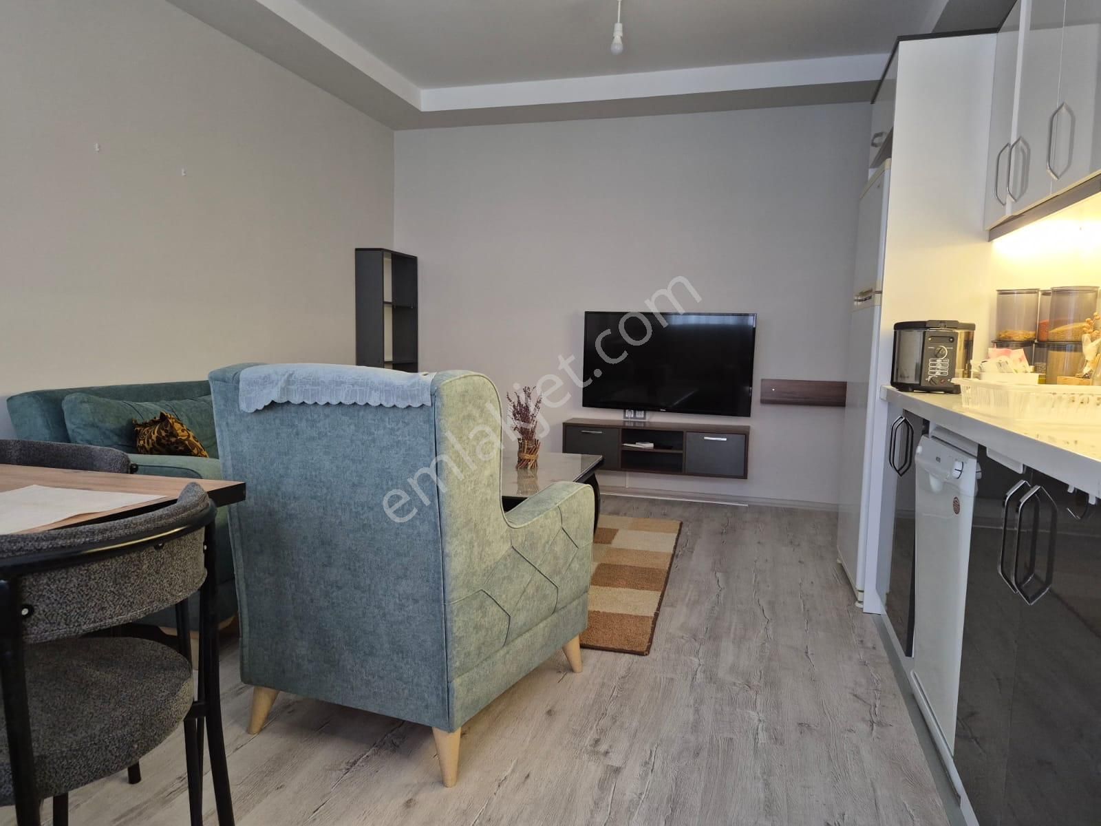 Rumeli World'den Burhaniye Merkezde Eşyalı Kiralık 1+1 Daire - Görsel 7