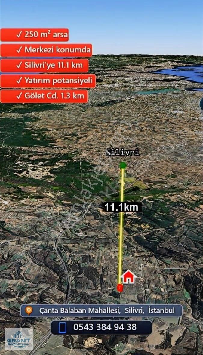 Granit Gayrimenkul Den Silivri Balabanda 250 M2 Arsa - Görsel 7