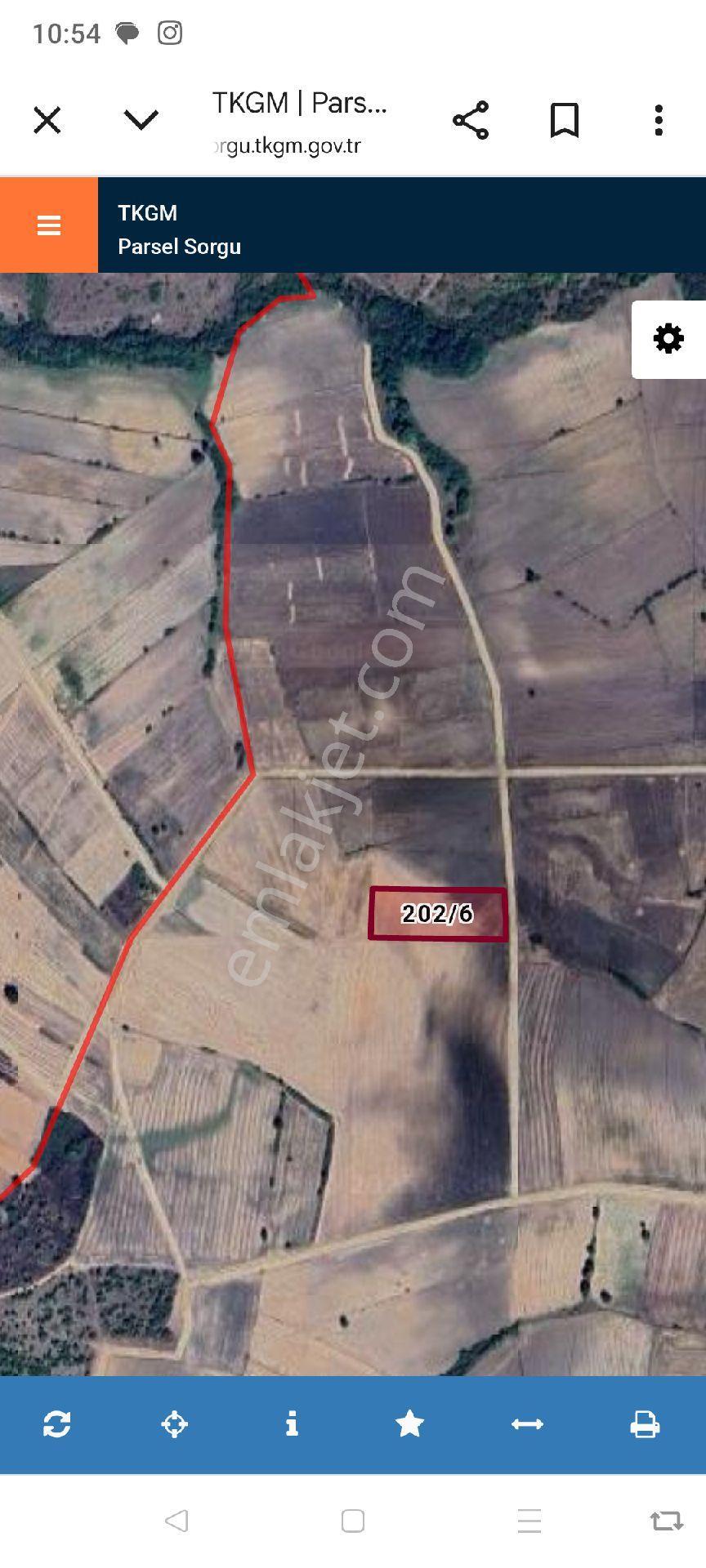Acil Satılıkedirne Uzunköprü Dereköy De Satılık Tarlauzunköprü - Görsel 2