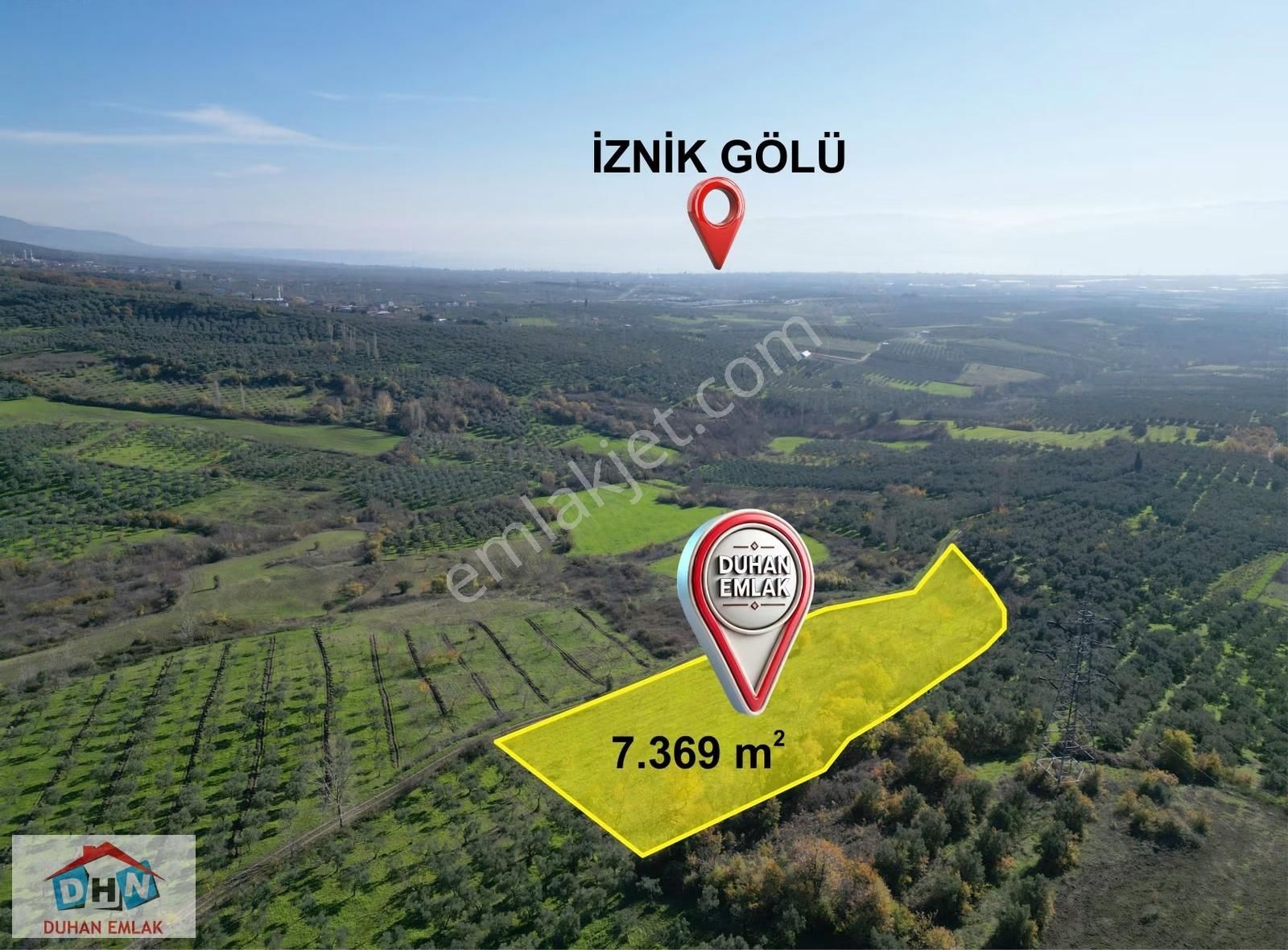 Duhan'dan Orhangazi Ortaköy'de 203 M Yol Cepheli 7.370 M2 Tarla - Görsel 2
