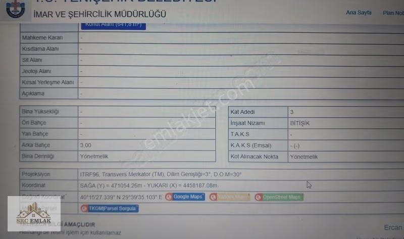 Yenişehir Yeni Mah. | 642 M² | 3 Kat Bitişik Nizam İmarlı Arsa - Görsel 6