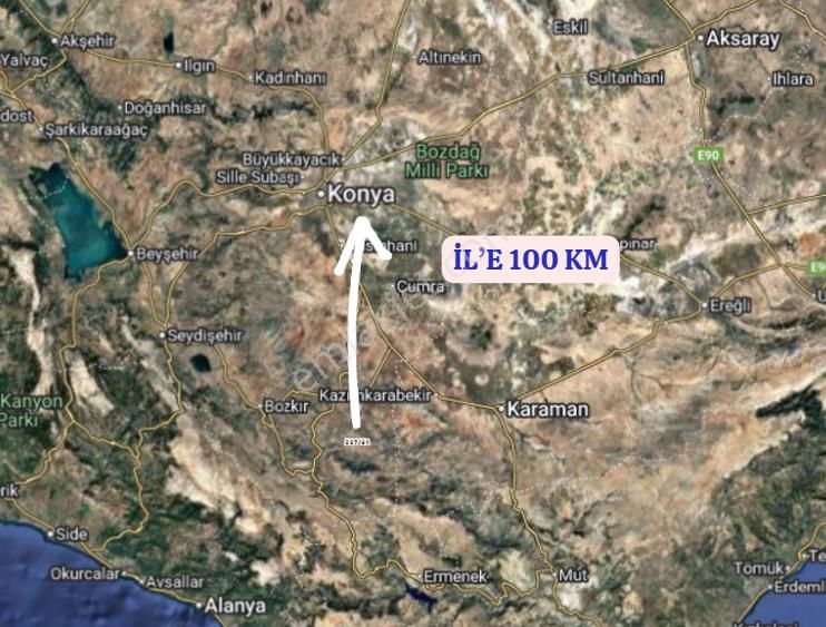 Konya Hadim Yukarıeşenler Köyünde 170 M² Bahçe Satılıktır - Görsel 6