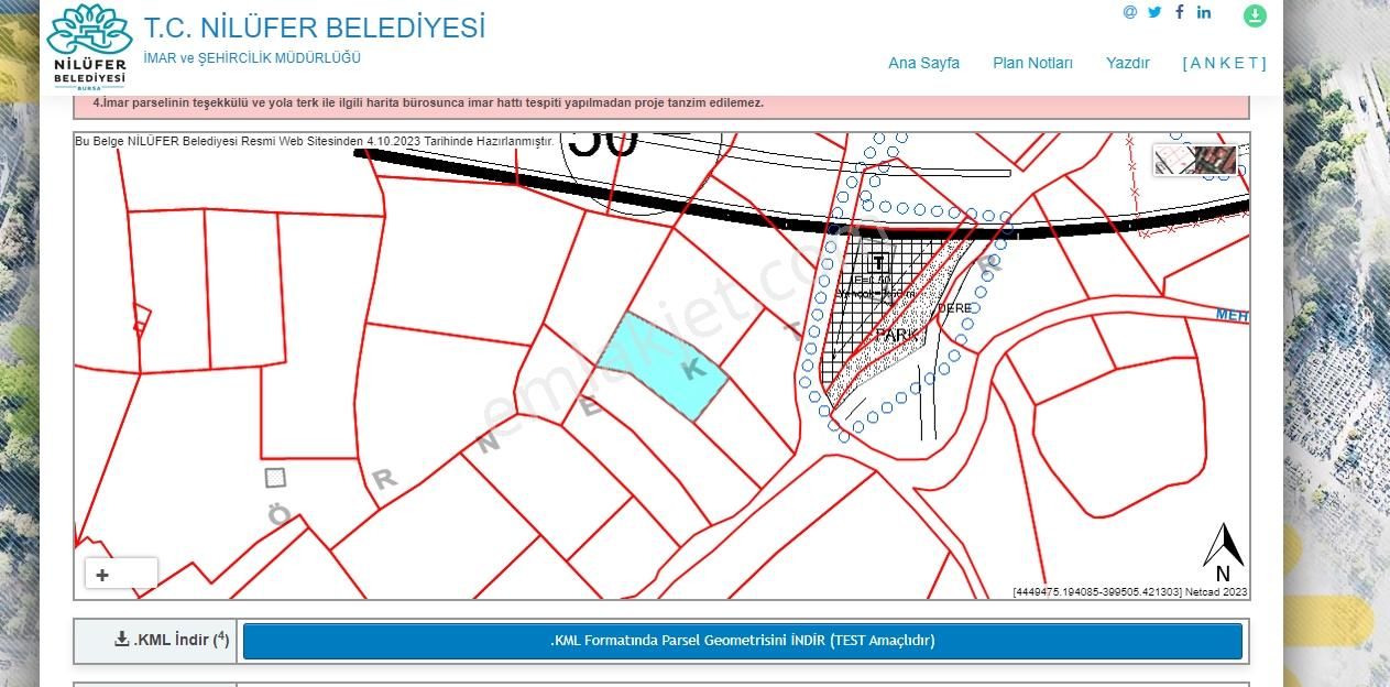 Kayapa Organize Sanayi Bölgesine Komşu 165 M2 Yatırımlık Arazi - Görsel 9