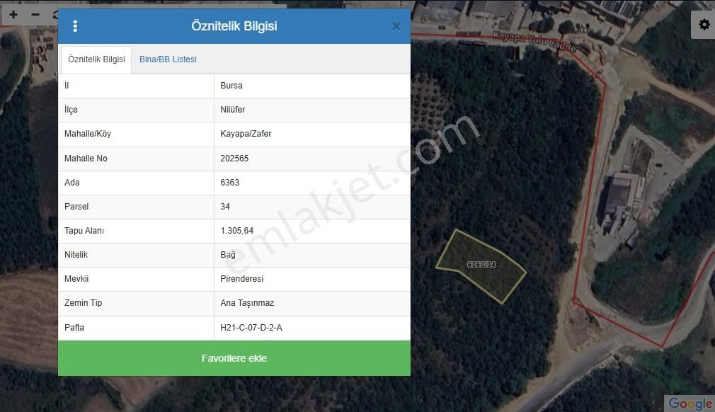 Kayapa Organize Sanayi Bölgesine Komşu 165 M2 Yatırımlık Arazi - Görsel 28
