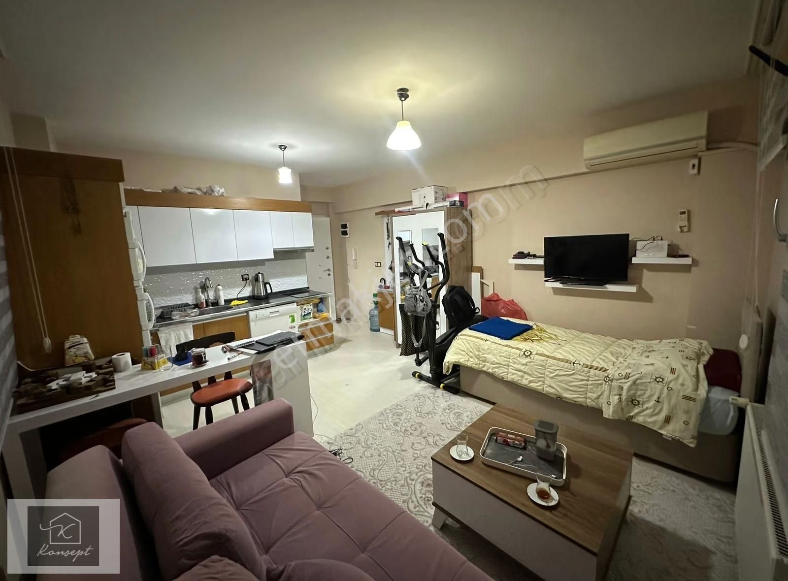 Konsept'den Klimalı-d.gazlı-eşyalı-arakat Satılık 1+0 Daire