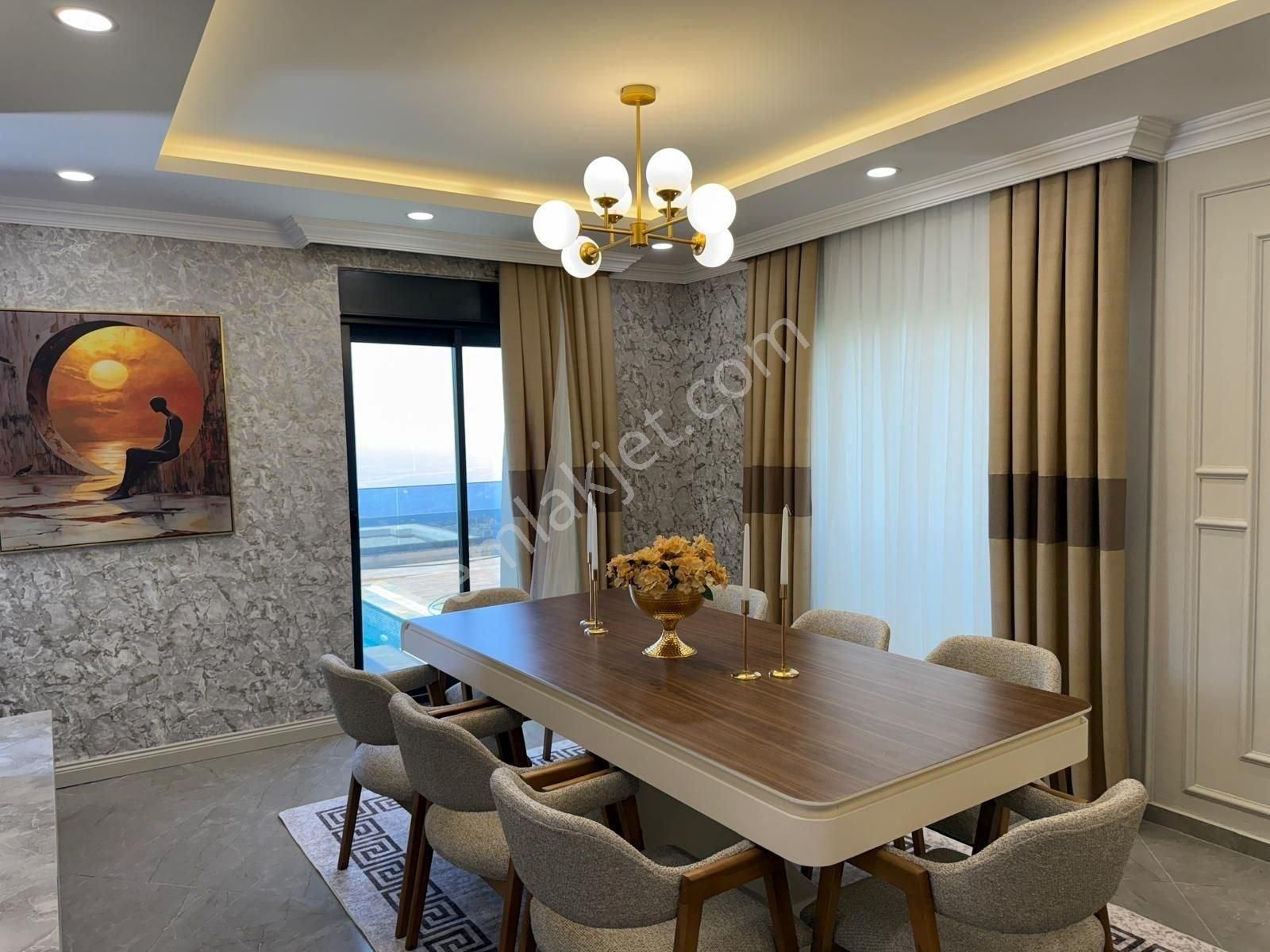 Alanya / Kargıcak – Panoramik Deniz Ve Kale Manzaralı Lüks 4+1 Özel Villa - Görsel 29