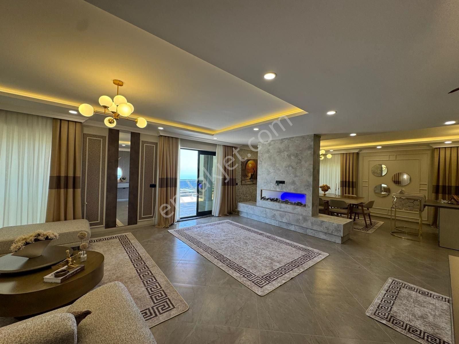 Alanya / Kargıcak – Panoramik Deniz Ve Kale Manzaralı Lüks 4+1 Özel Villa - Görsel 8