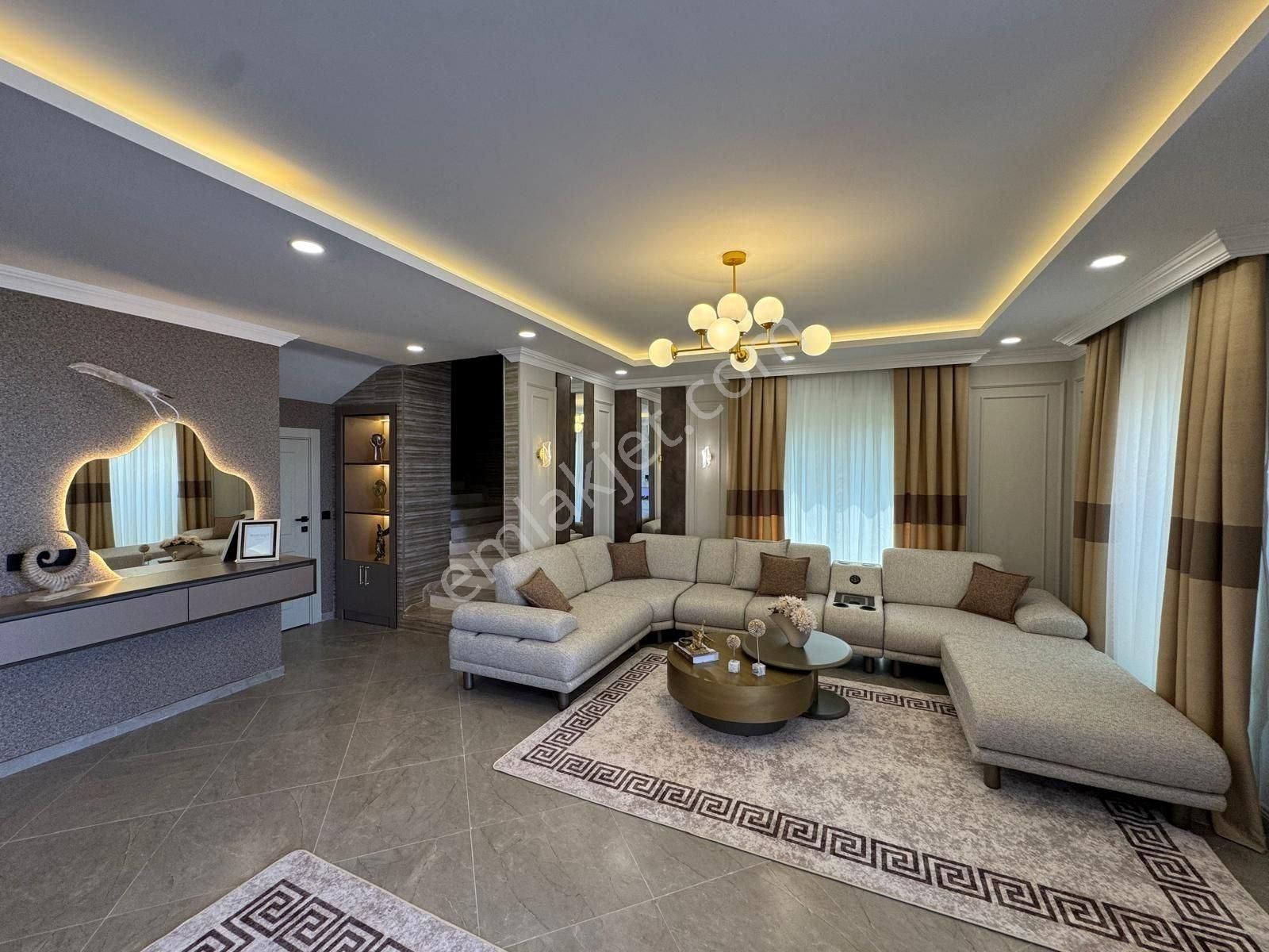 Alanya / Kargıcak – Panoramik Deniz Ve Kale Manzaralı Lüks 4+1 Özel Villa - Görsel 6