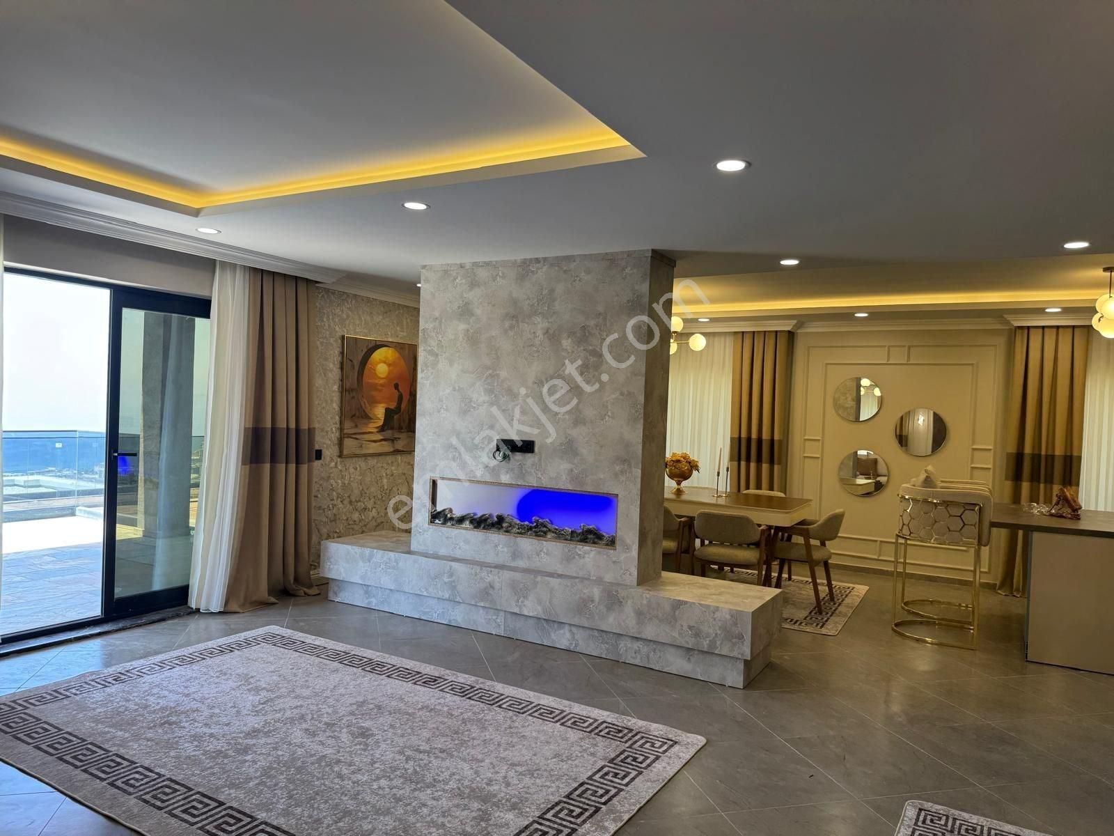 Alanya / Kargıcak – Panoramik Deniz Ve Kale Manzaralı Lüks 4+1 Özel Villa - Görsel 16