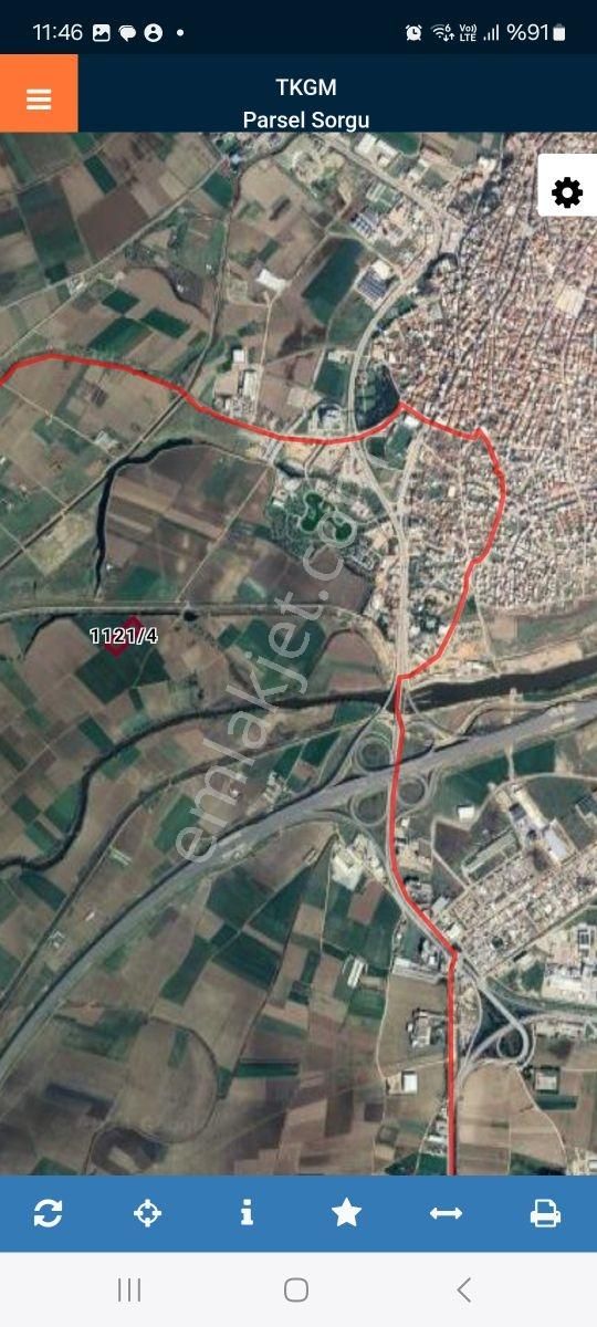 Karacabey Canbalı Mahallesinde Yola Cephe 12500 M2 Satılık Tarla - Görsel 3