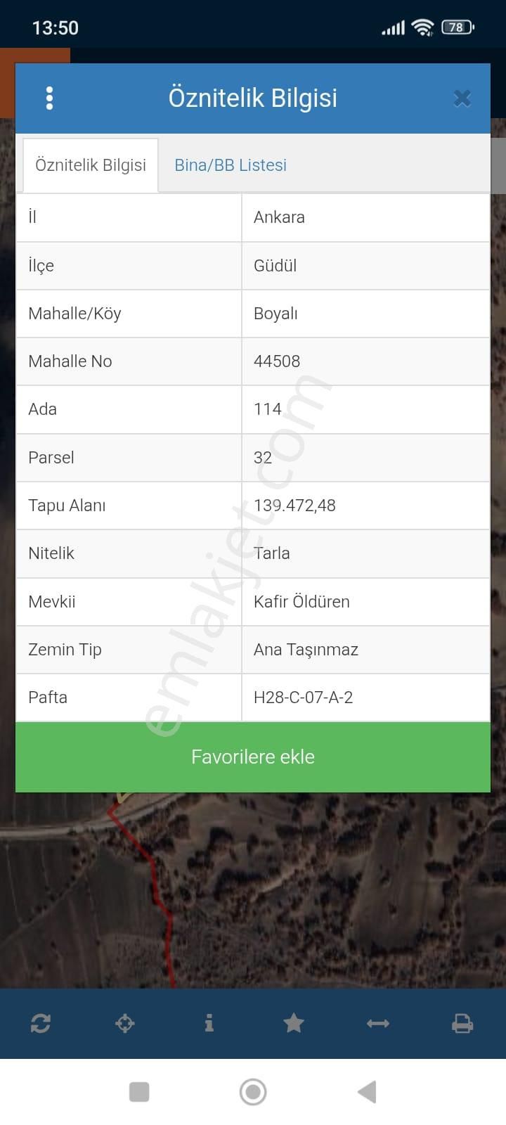 Güdül Boyalı Mahallesinde Satılık Meyve Bahçesi - Görsel 2