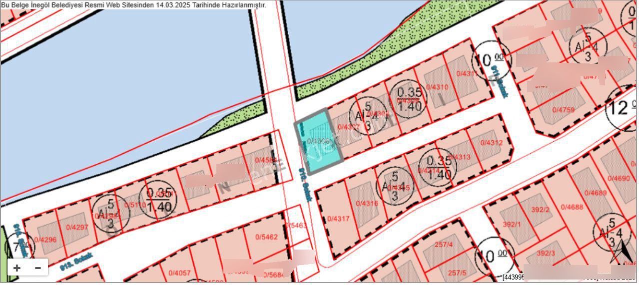 Bursa İnegöl Yenice Mahallesinde Satılık Fırsat İmarlı Arsa - 3 Tarafı Açık Hiç Kapanmayacak