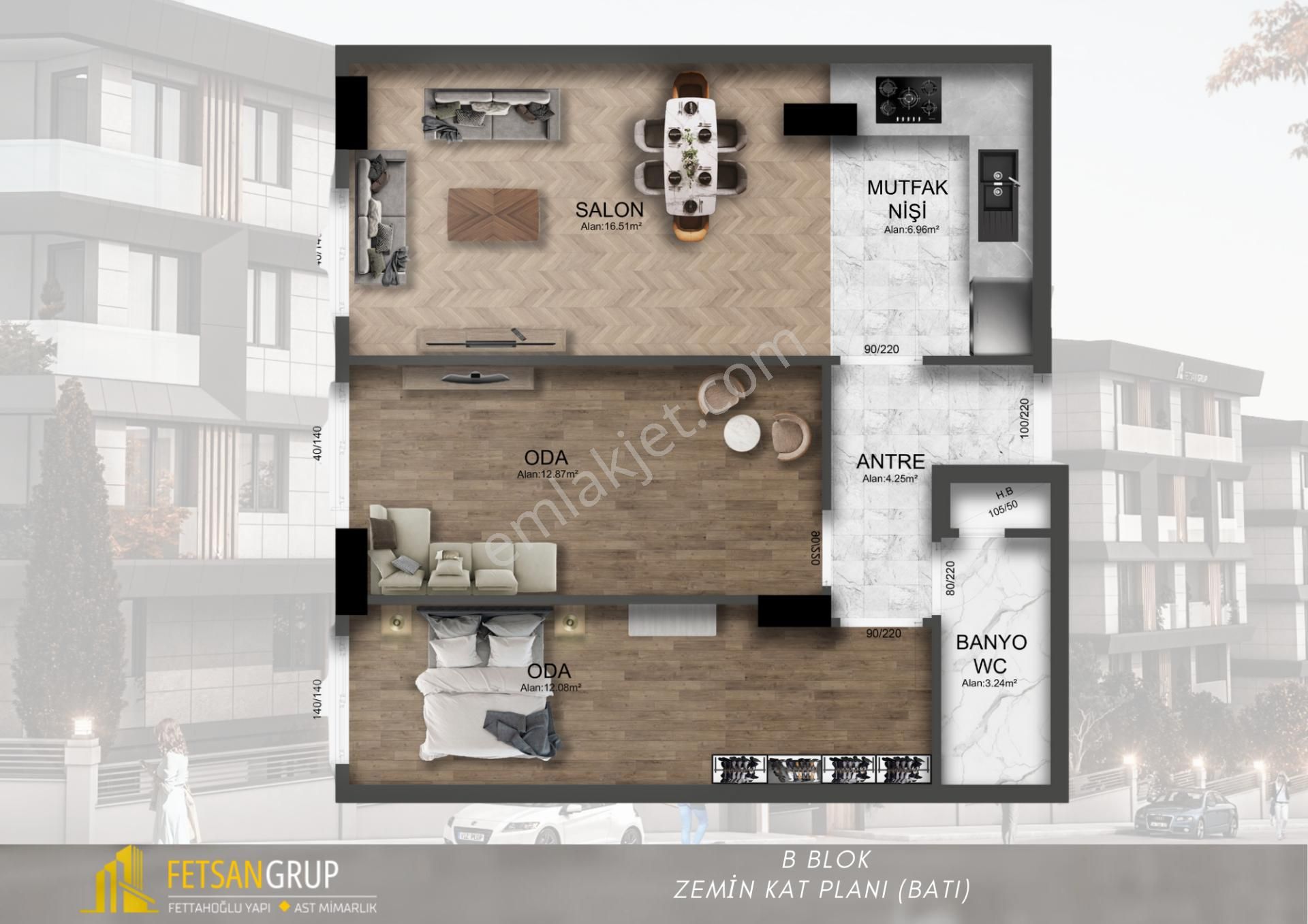 Fettahoğlu'ndan Bahçelievler'de 2027 Teslim | Projeden Fırsat | 2+1 Daire