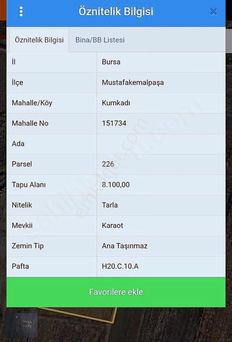Mustafakemalpaşa Kumkadı Köyünde 8100m2 Satılık Yatırımlık Arazi - Görsel 2