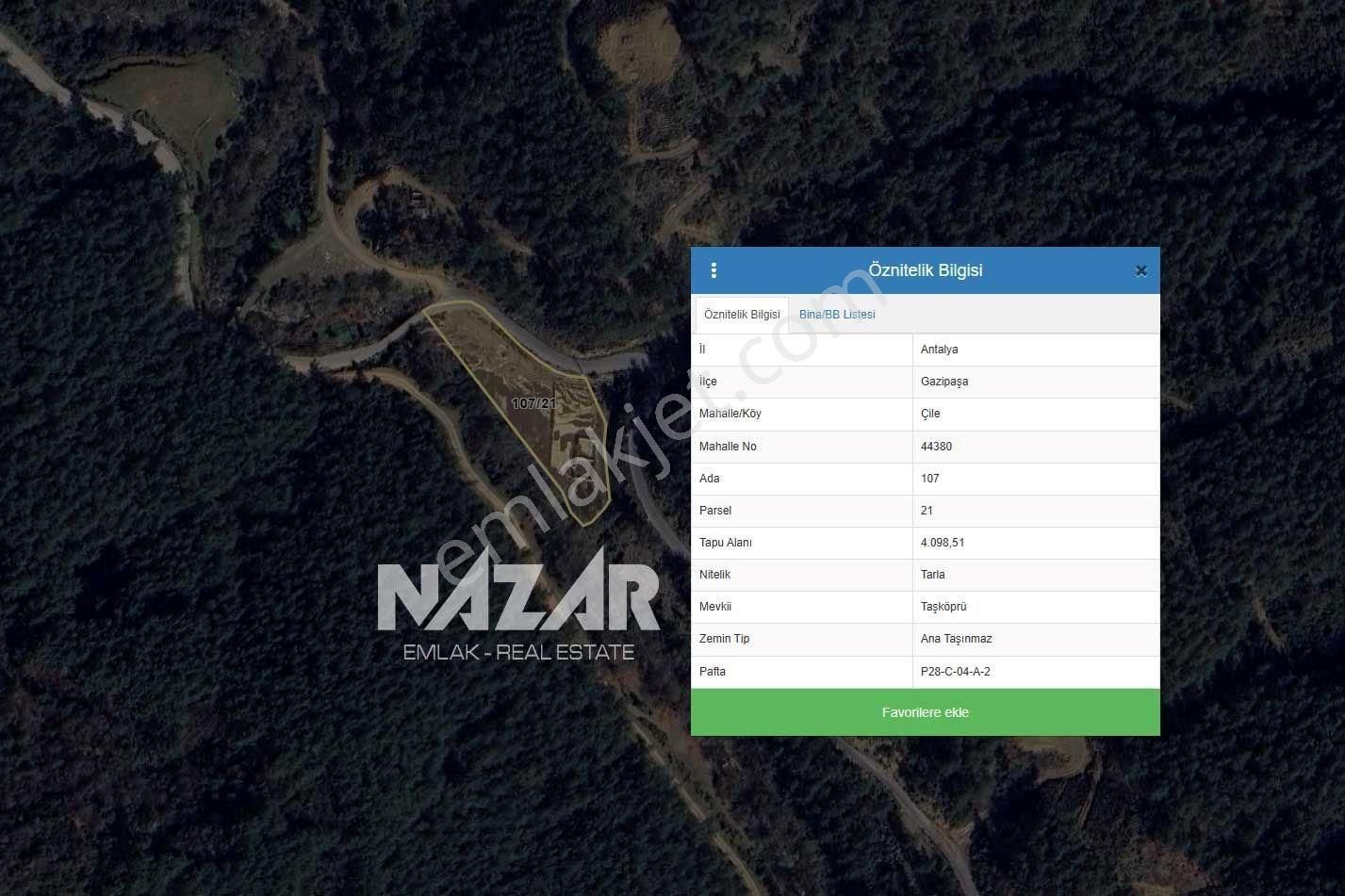 Gazipaşa Çile’de Satılık 4.099 M² Tarla Ve İnşaat - Görsel 15