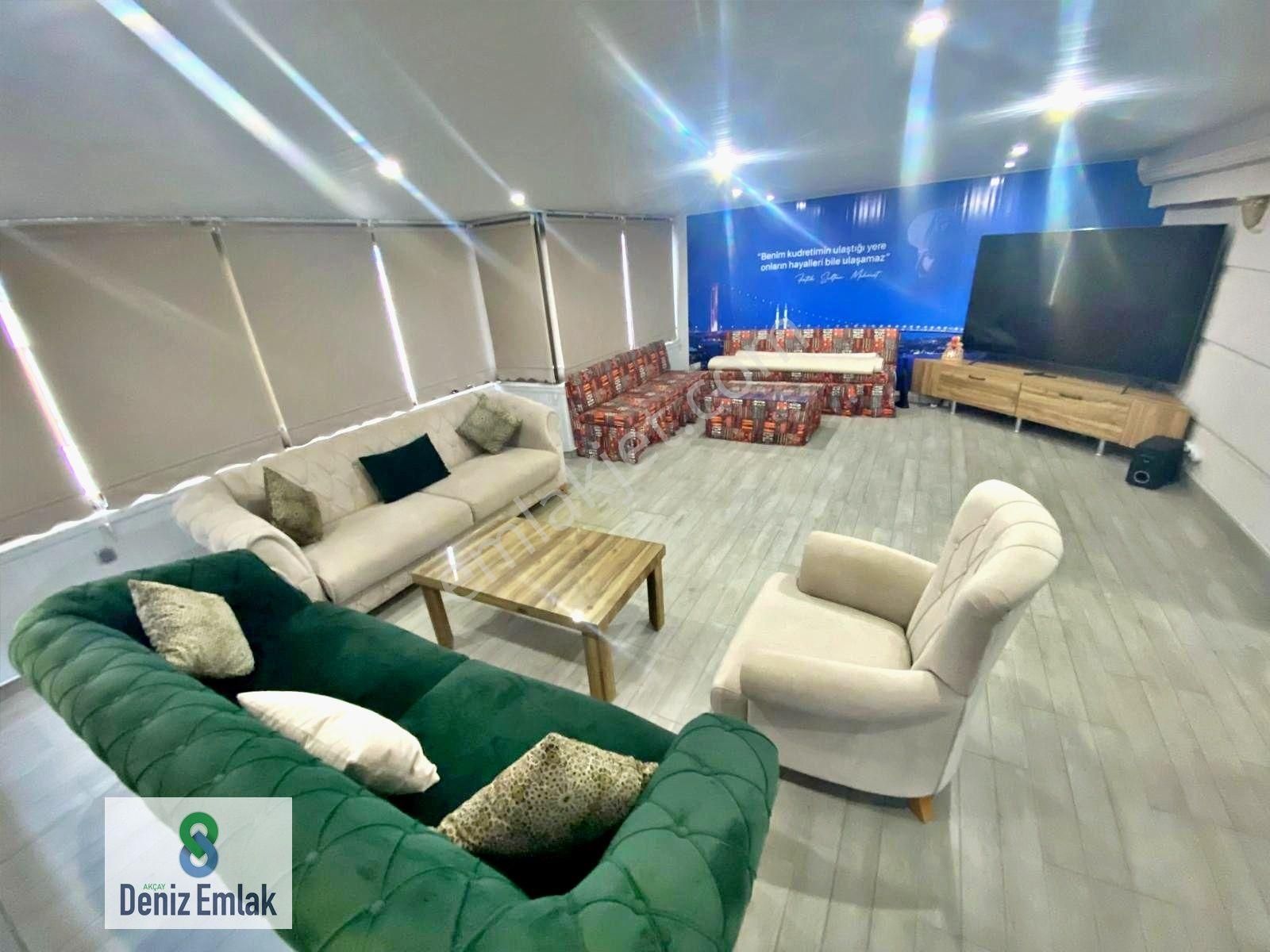 Denizden Akçayda Öncephe Geniş Çift Kapalı Teraslı Satılık 4+1 Dubleks Daire. - Görsel 13
