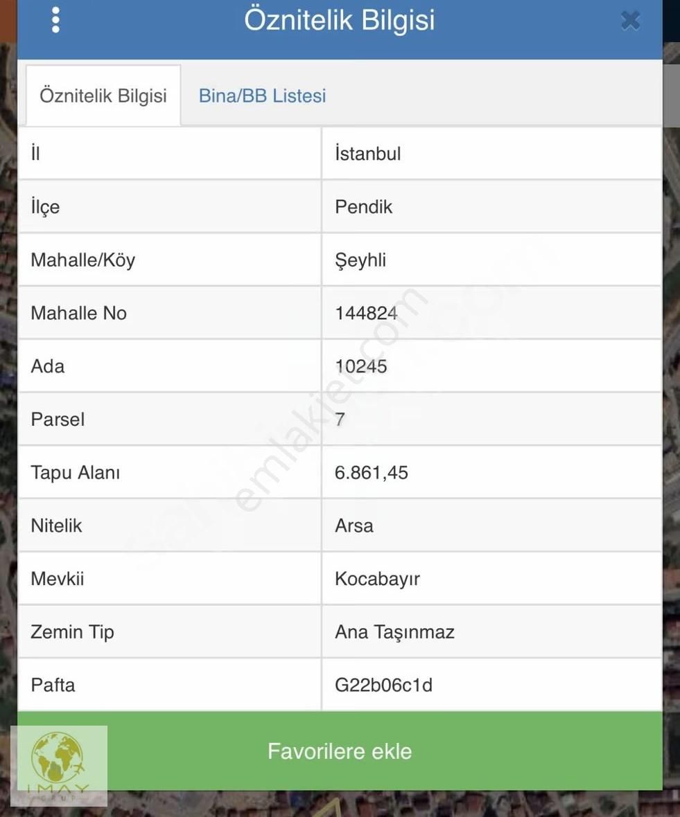 İmay Gayrimenkul'den Pendik'de Satılık Arsa Hisseleri - Görsel 2