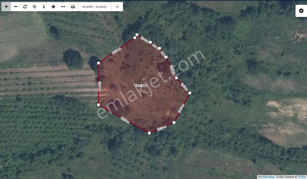 Kocaeli İzmit Bulduk'ta 3263 M2 Satılık Tarla - Görsel 2