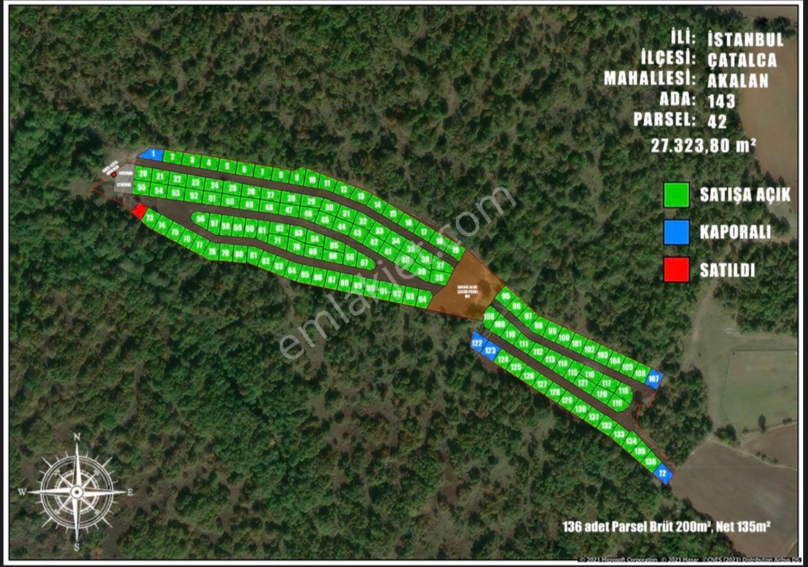 Çatalca Akalan Da Orman İçi Saklı Bahçe De 7/24 Güvenlikli 200m2 Ler - Görsel 27