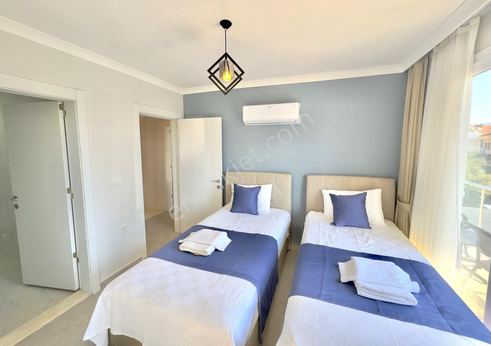 Tam Müstakil Havuzlu Yeni Eşyalı Fırsat Kiralık 3+1 Villa - Görsel 12