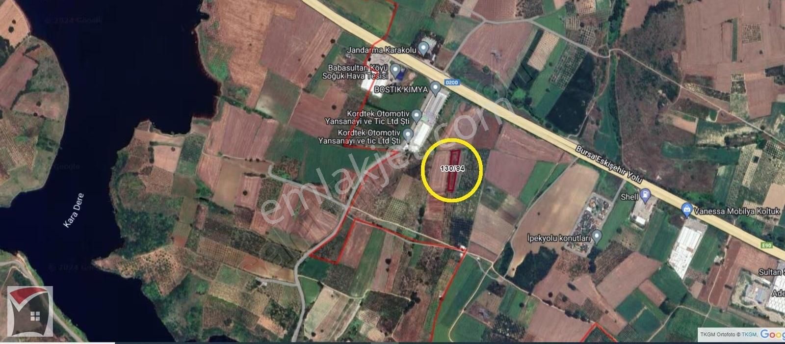 Şehitler Mah.kordtek Otomotiv Yanı Eskişehir Yoluna 2.nci Parsel