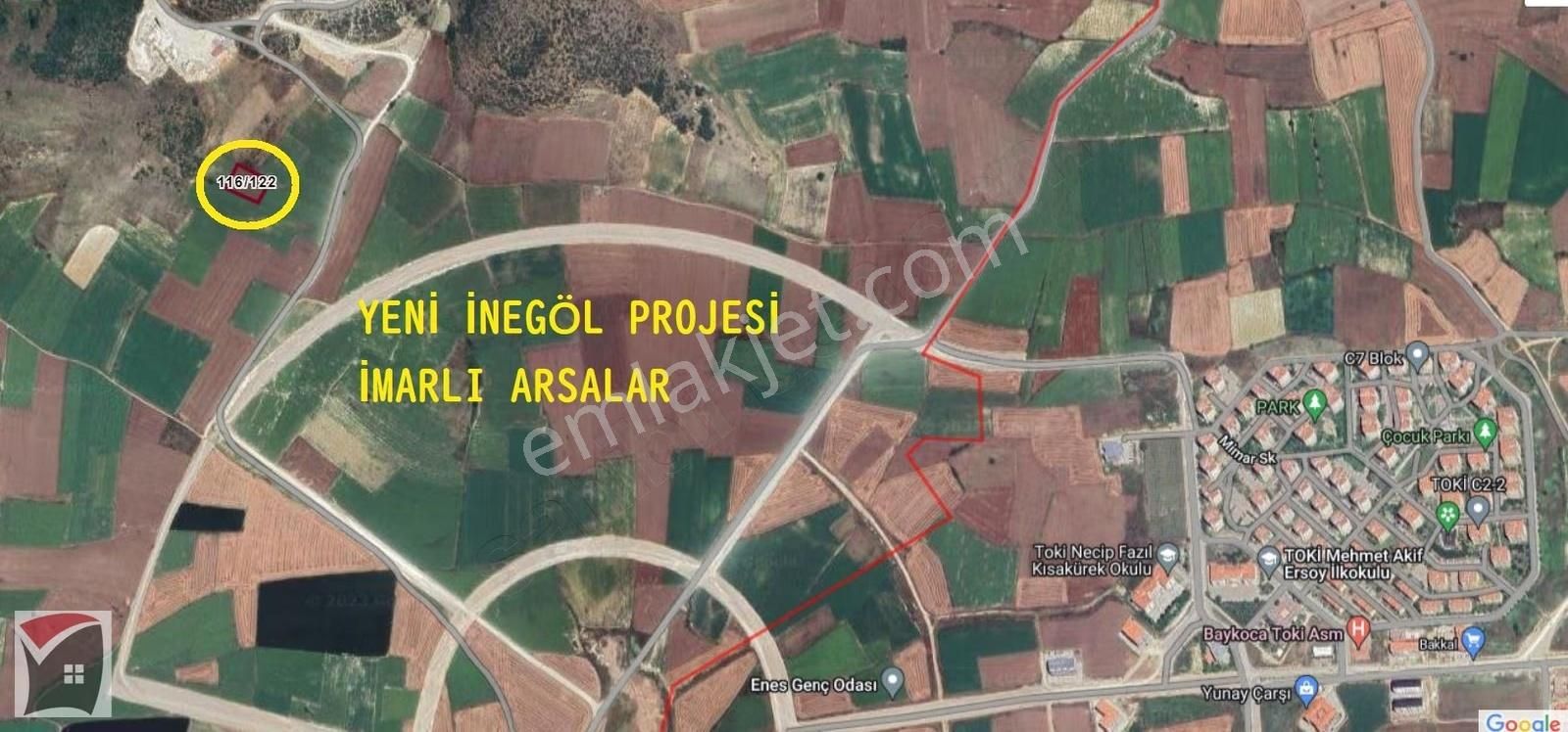 Şehitler Mah. Yeni İnegöl Projesine 150 Metre Mesafede Tek Tapu - Görsel 7