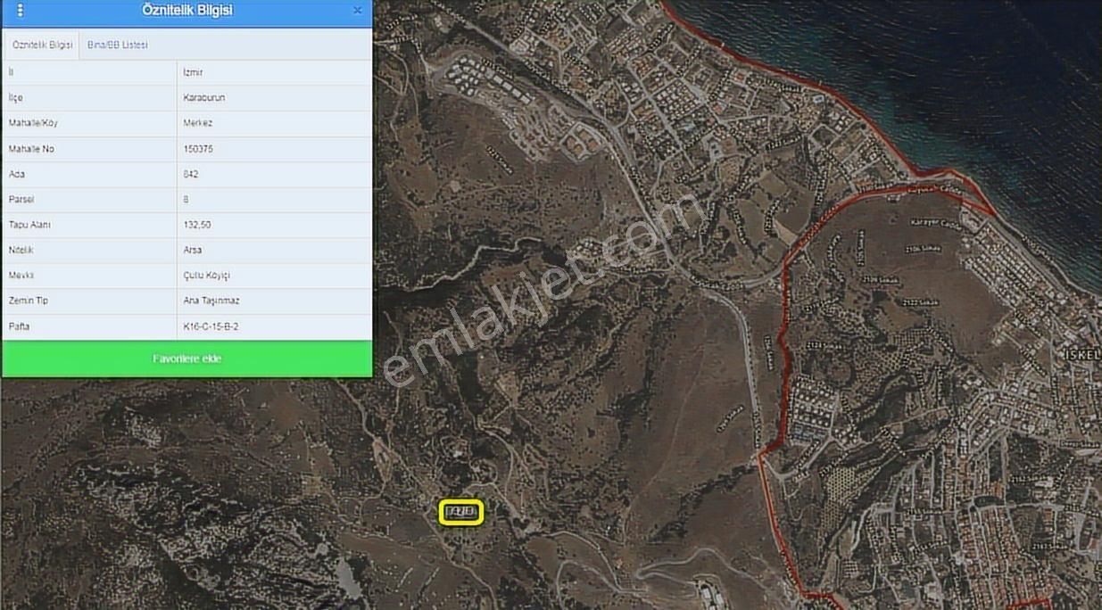 Karaburun Merkez Mah. Deniz Manzaralı Zeytin Ağaçlı Arazi - Görsel 2