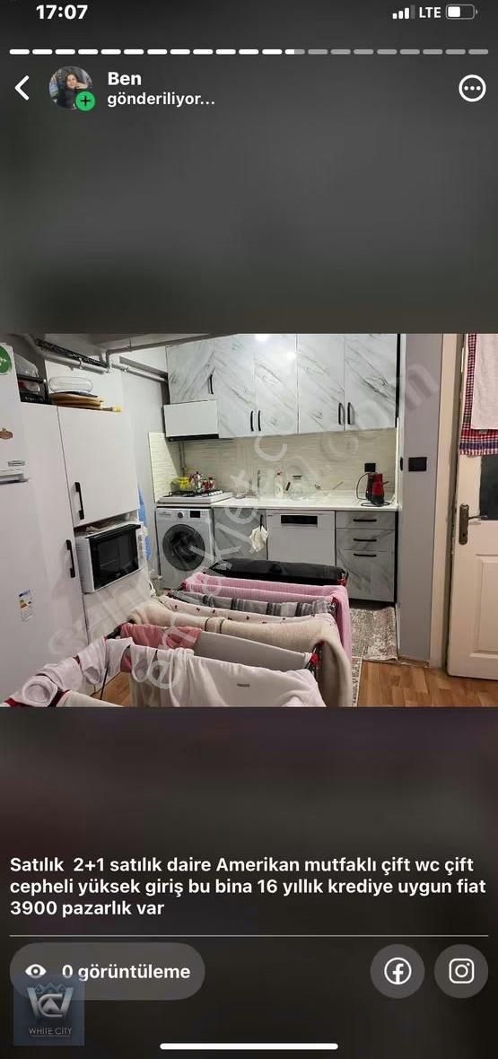 Satılık 2+1 Amerikan Mutfaklı 16 Yıllık Yüksek Giriş Daire - Görsel 6